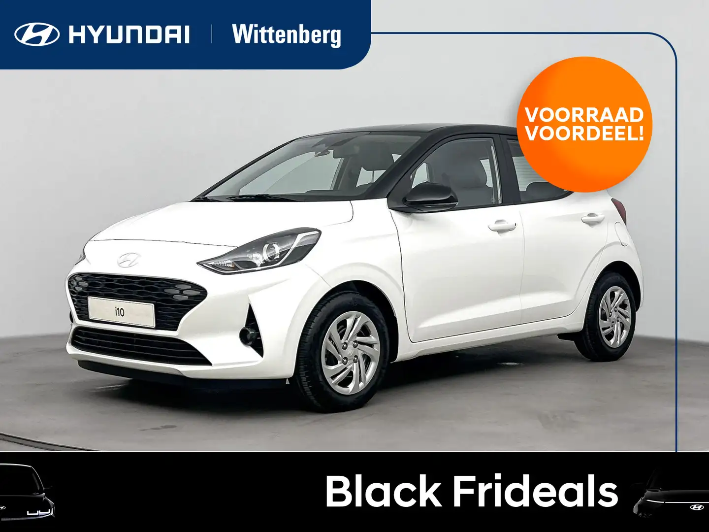 Hyundai i10 1.0 Premium | Two-tone | Navigatie | Camera | Clim Blanc - 1