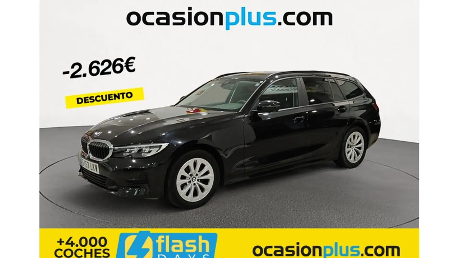 BMW 320 320dA Touring Negro - 1