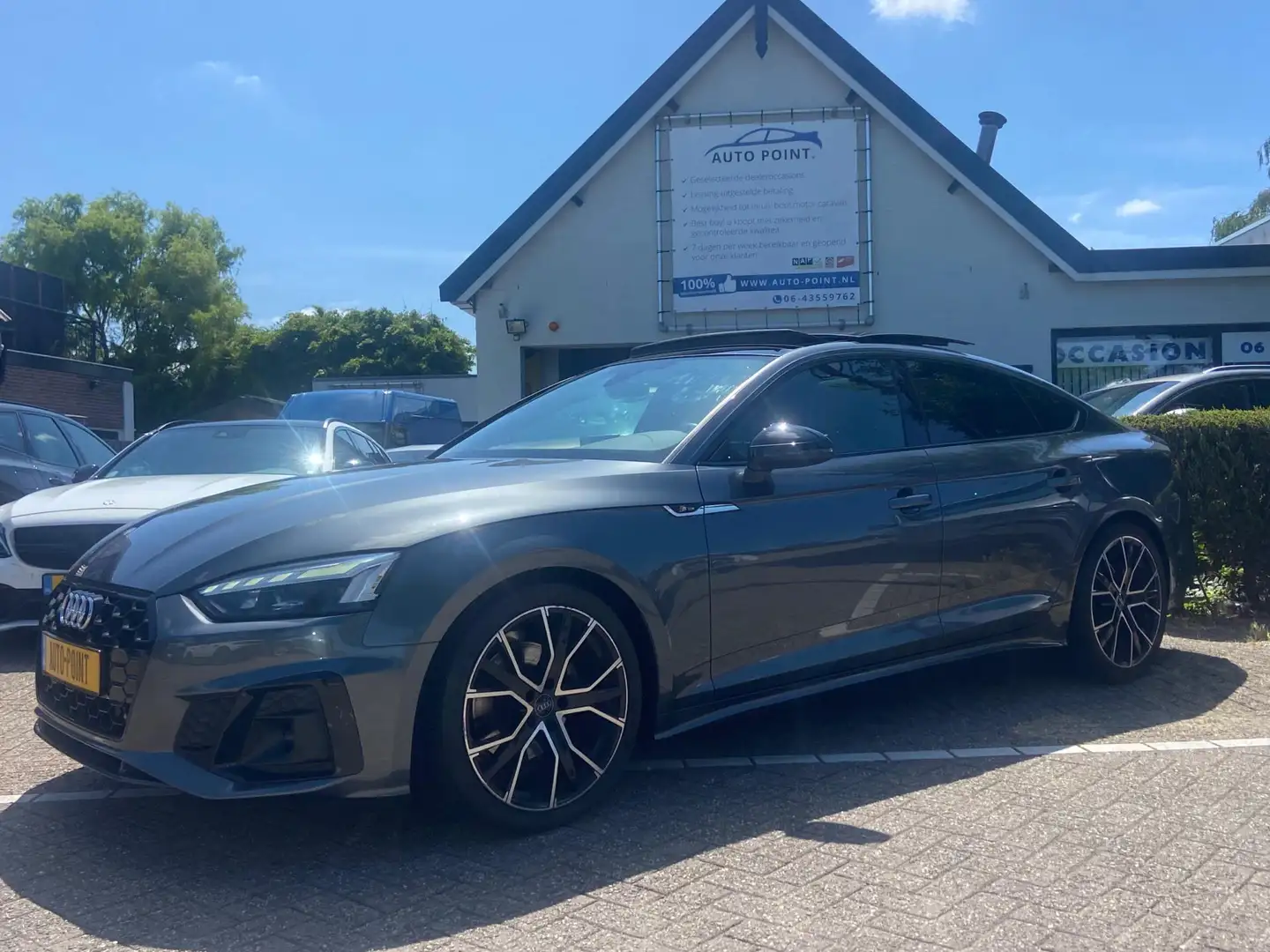 Audi A5 Sportback 35 TFSI S-LINE PANO/VIRTUAL/NAVI/MATRIX/ Grijs - 1