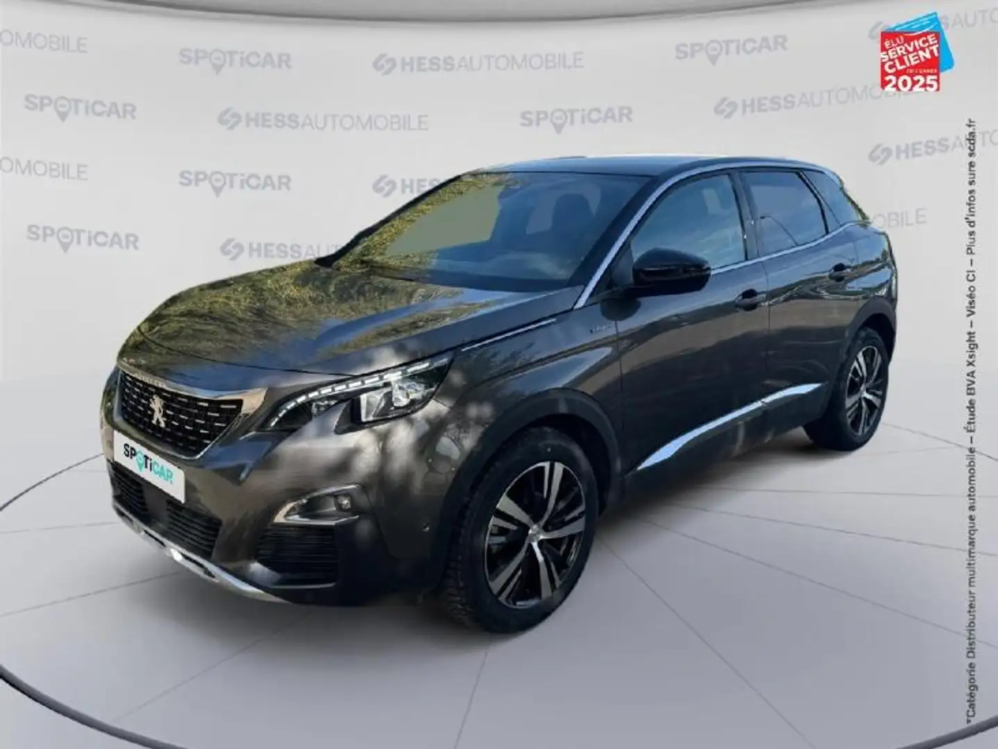 Peugeot 3008 1.2 PURETECH 130CH E6.C GT LINE S/S CAMERA Gris - 1