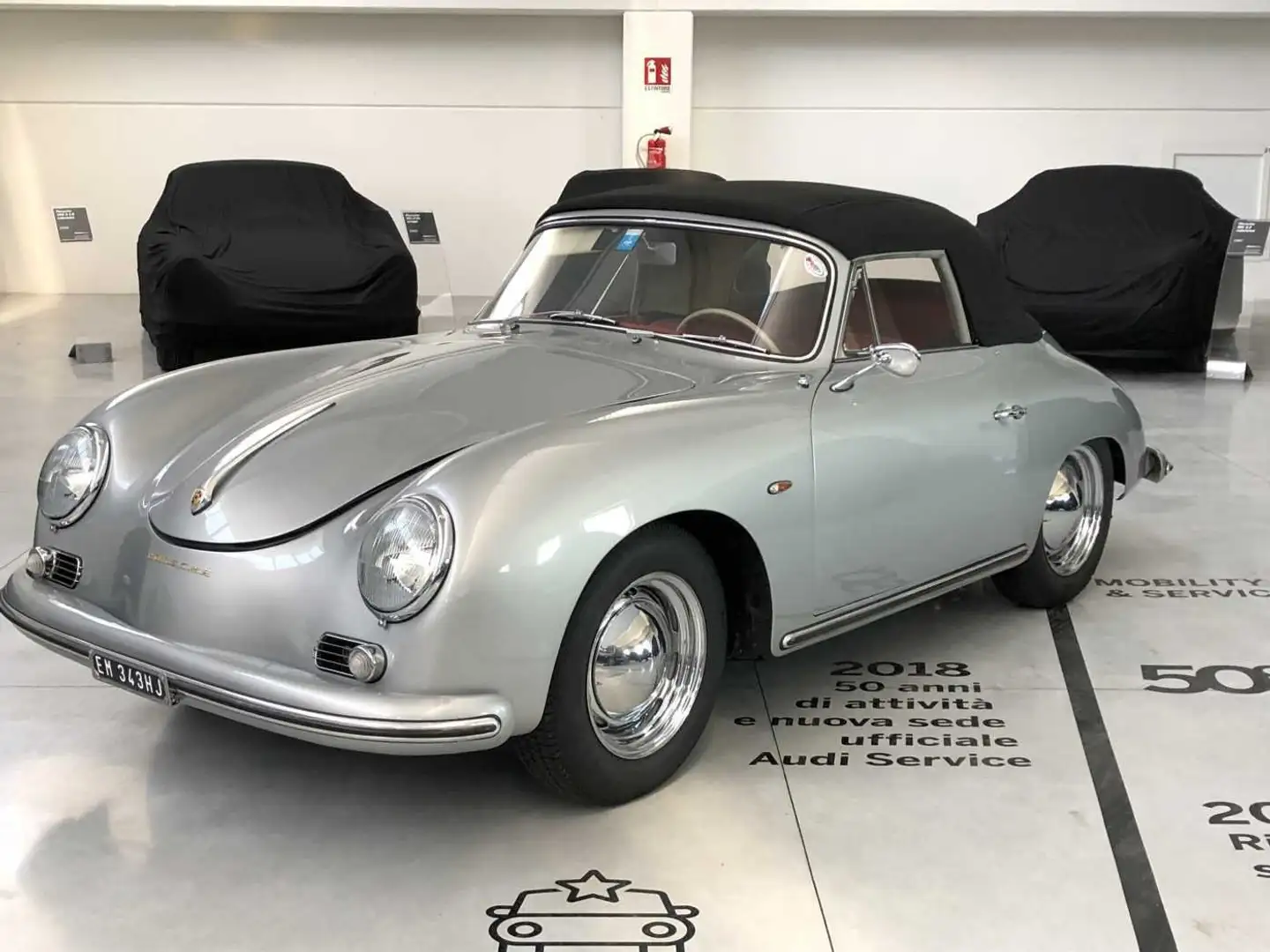Porsche 356 A CABRIOLET 1600 T2 Argento - 1