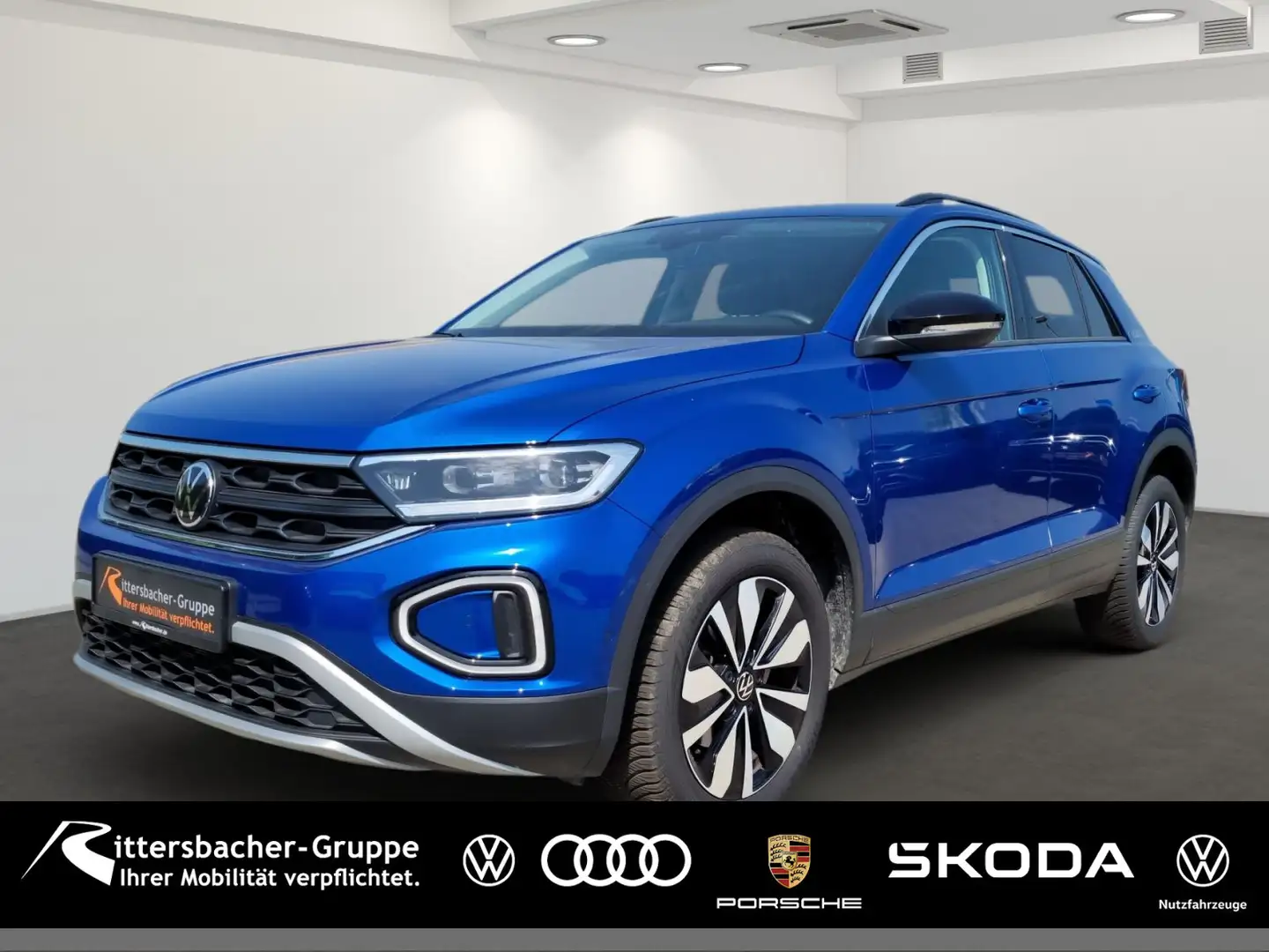 Volkswagen T-Roc Goal 1,0 TSI Navi Blau - 1