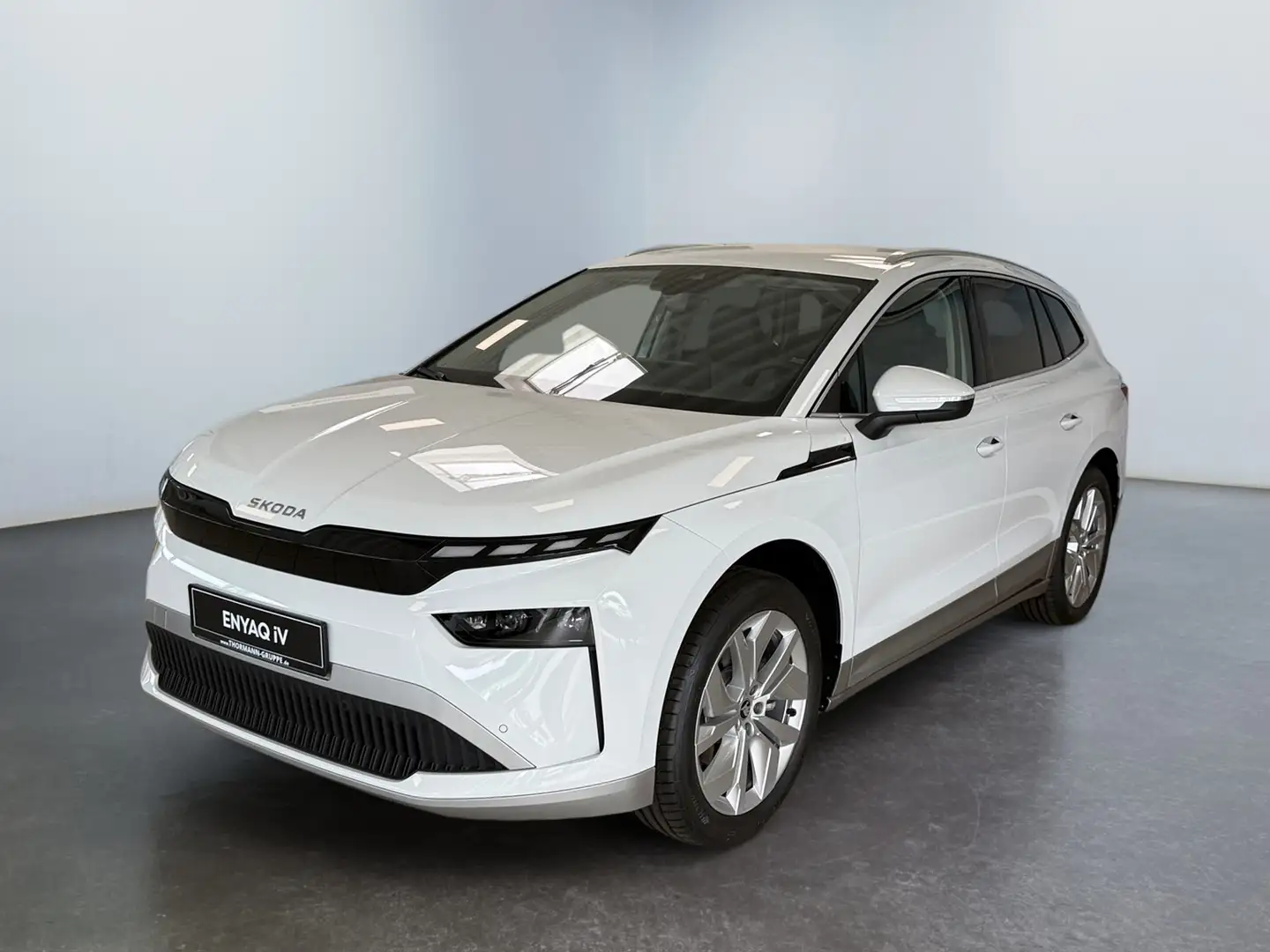 Skoda Enyaq 60 63 kWh Navi,AHK,Rückfahrkam.,Sitzheizung Bianco - 2
