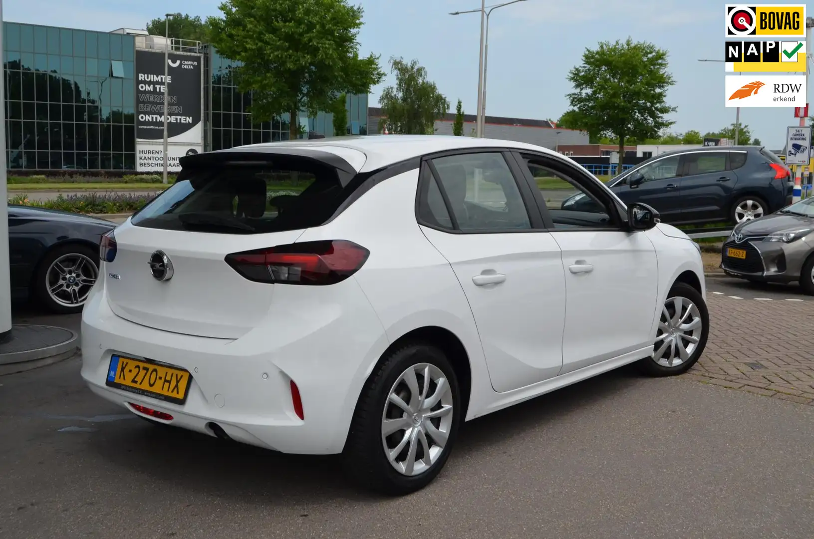 Opel Corsa 1.2 Edition| 100pk|navi| apple carplay| 73DKM|NAP| Fehér - 1