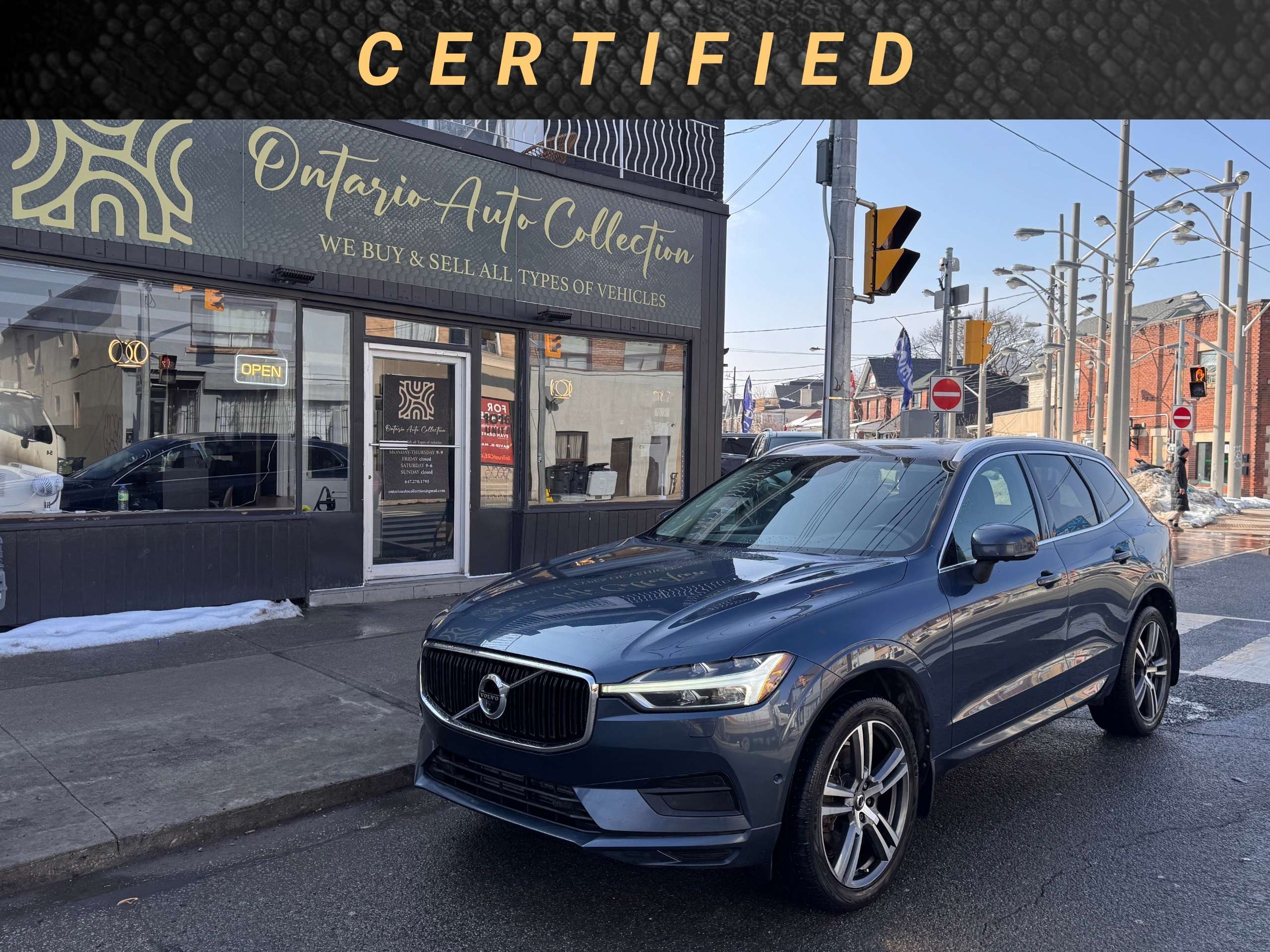 2019 Volvo XC60 !!! T6 MOMENTUM !!! CERTIFIED !!! ONE OWNER !!!