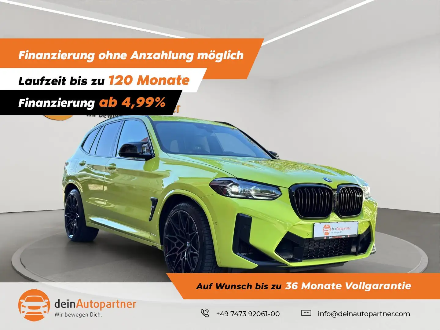 BMW X3 M Competition Driver's Package LED/LEDER/HUD/SURROUN Gelb - 1
