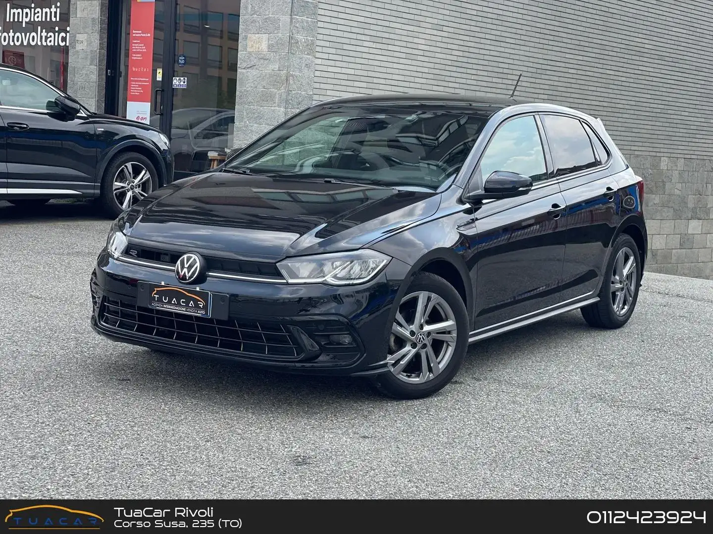 Volkswagen Polo 1.0 TSI R-Line 95cv - PROMO FINANZ. Nero - 1