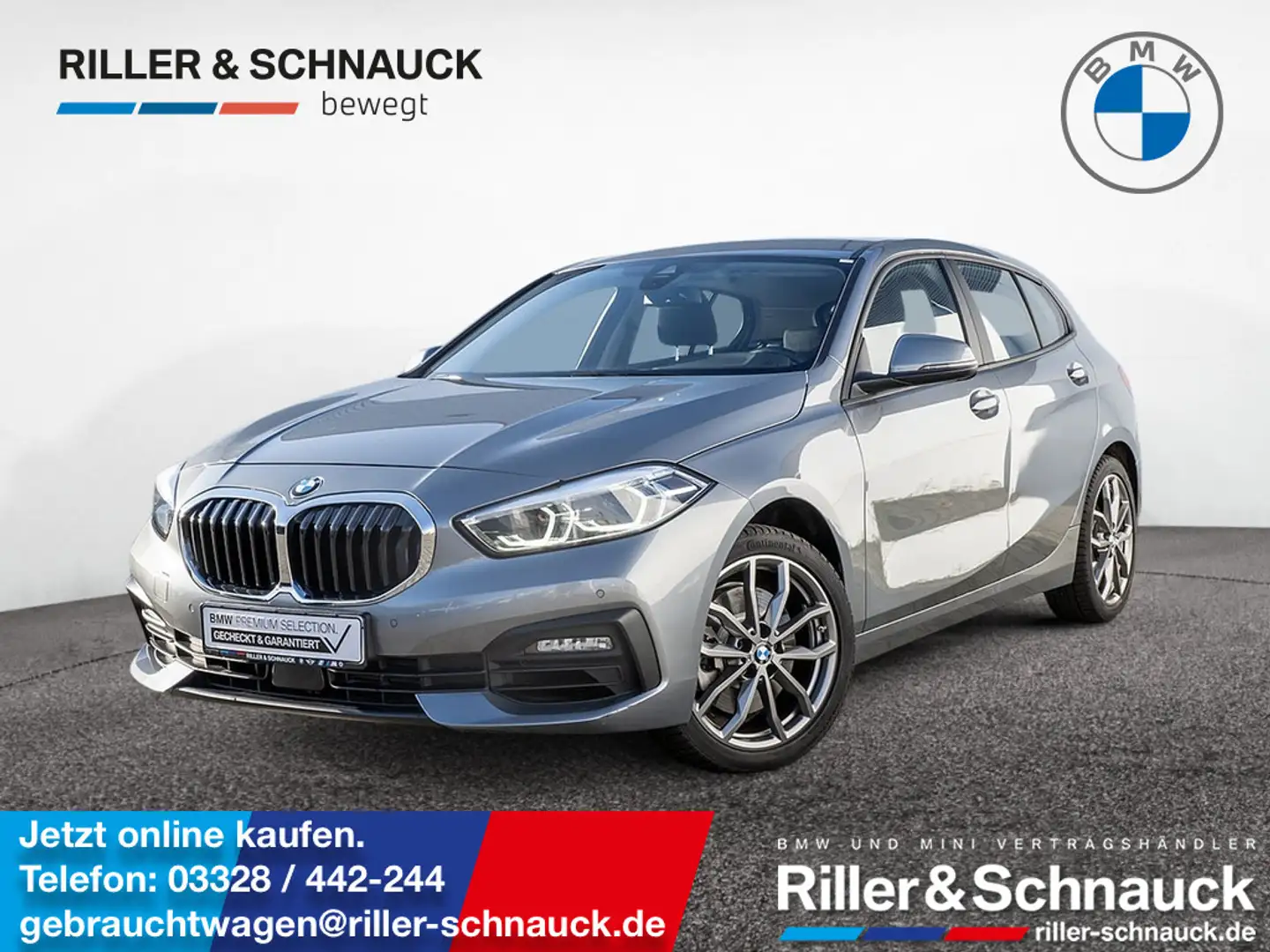 BMW 120 i LENKRADHZG+18ZOLL M-RÄDER Grau - 1