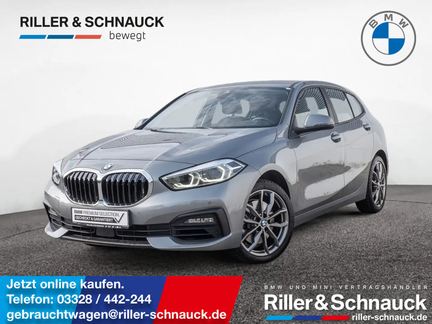 BMW 120 i LED+NAVI+LENKRADHZG+18ZOLL M-RÄDER Grau - 1
