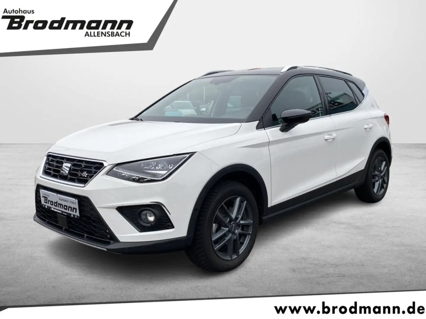 SEAT Arona 1.0 TSI FR DSG Navi-RFK-LED-Parklenk Klima Weiß - 1