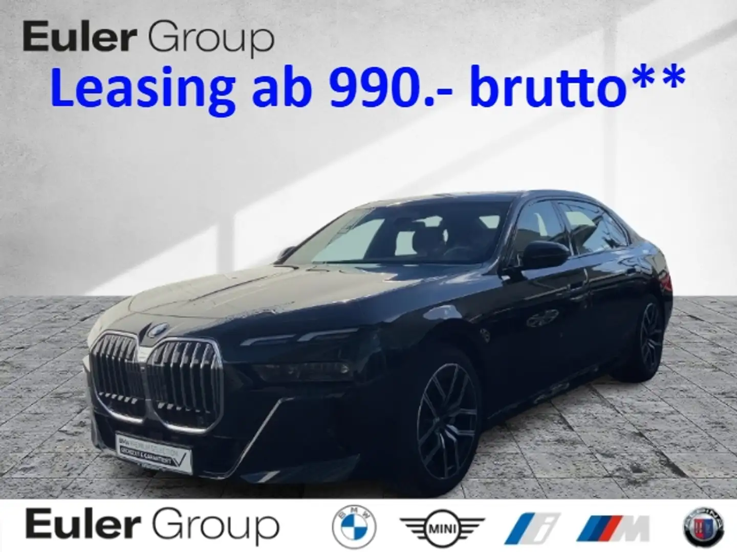 BMW 740 d xDrive M-Sport 22'' Pano-Sky Iconic St.Hzg. PA+ Noir - 1