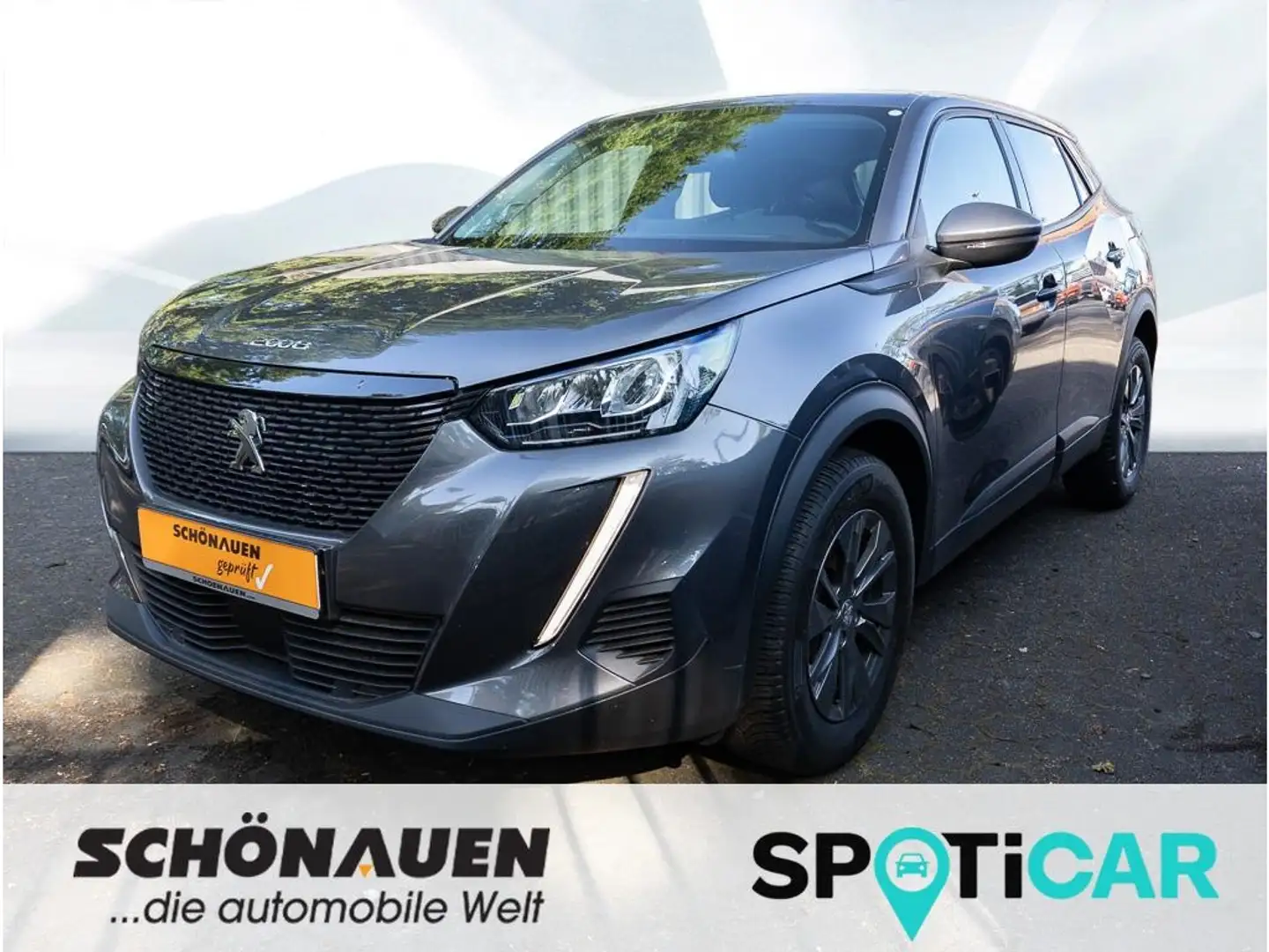 Peugeot 2008 Active Pack PureTech +SHZ+LED+HSA+BC+RFK+ Grau - 1