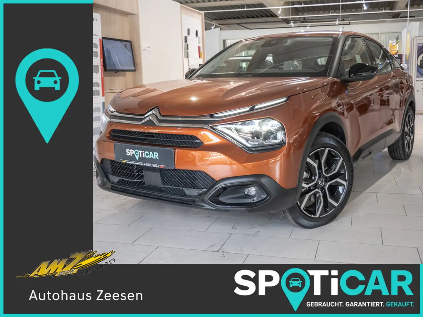 Citroen C4 KLIMA LED NAVI HUD KAMERA PDC Braun - 1