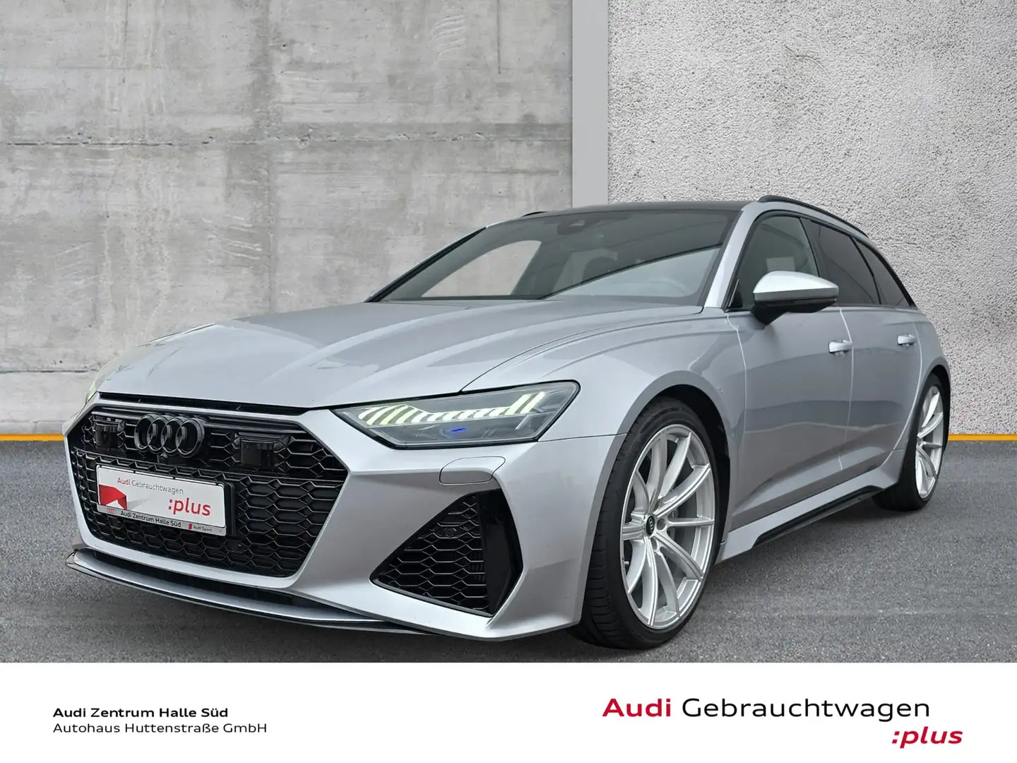 Audi RS6 Avant DYNAMIK+ STANDHZG 305KM/H AIR PANO Silber - 1