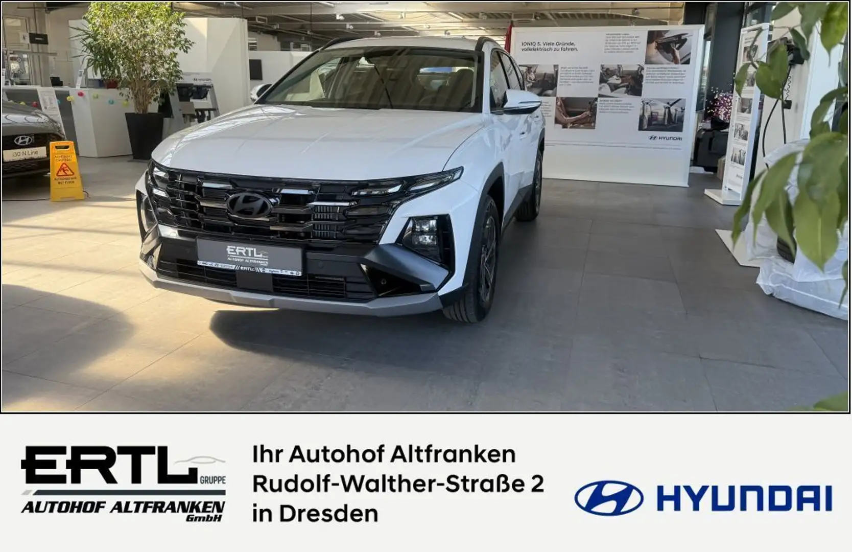 Hyundai TUCSON 1.6 T-GDi 48V-Hybrid 2WD DCT Select Blanc - 1