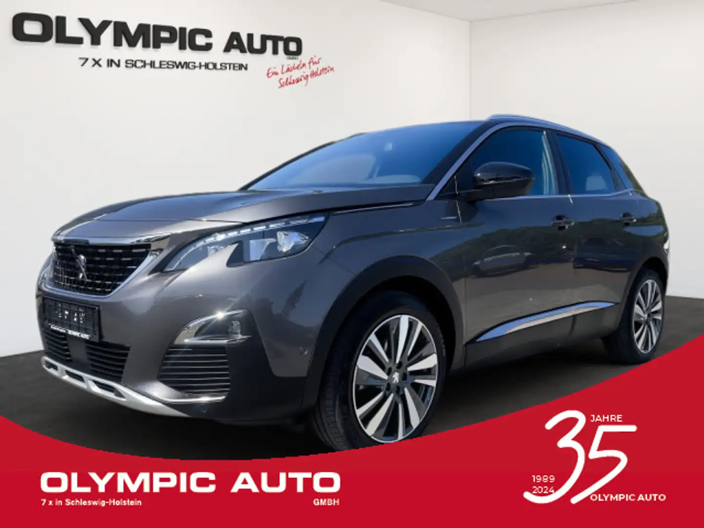 Peugeot 3008 1.6 PureTech 18 GT-Line 360°CAM NAVI TEMPOM Grau - 1