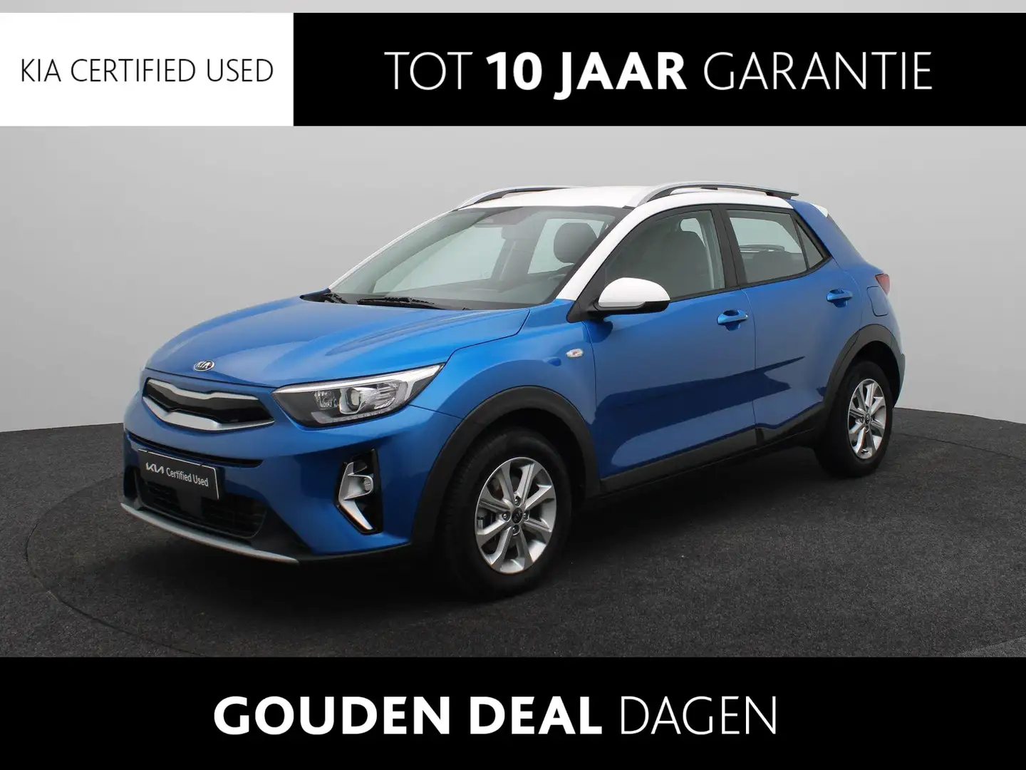 Kia Stonic 1.0 T-GDi MHEV DynamicLine Navi | Camera | Clima | Blauw - 1
