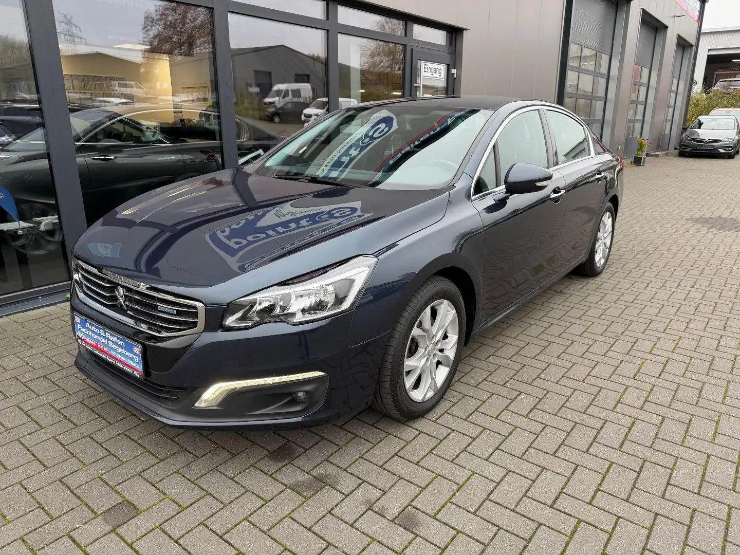 Peugeot 508 Allure 2.0HDI*NAVI*ALU+PDC+TEILLEDER Bleu - 1