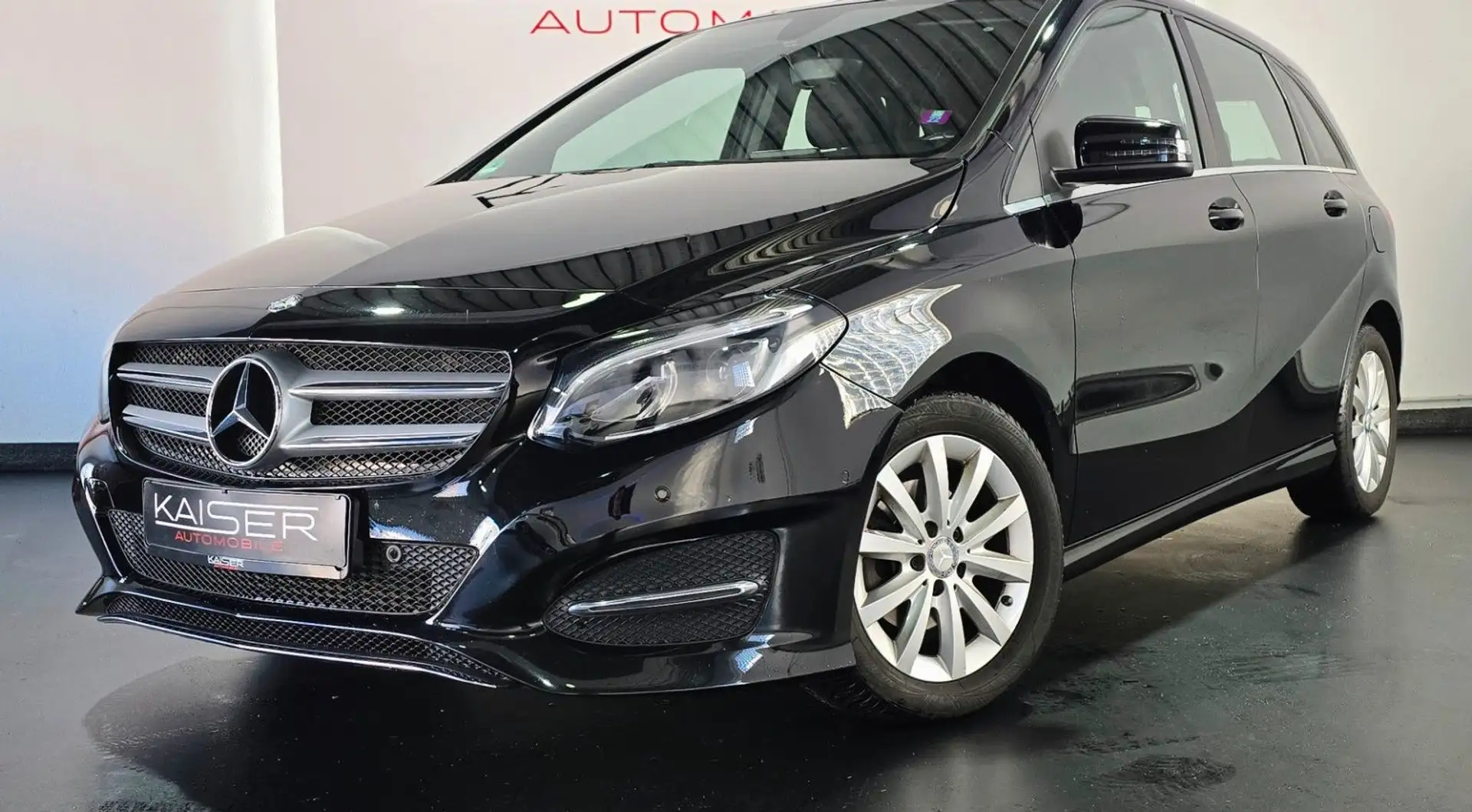 Mercedes-Benz B 180 *AUTOMATIK*LED*NAVI*TOTWINKEL-A*1.HAND*SHZ Noir - 2