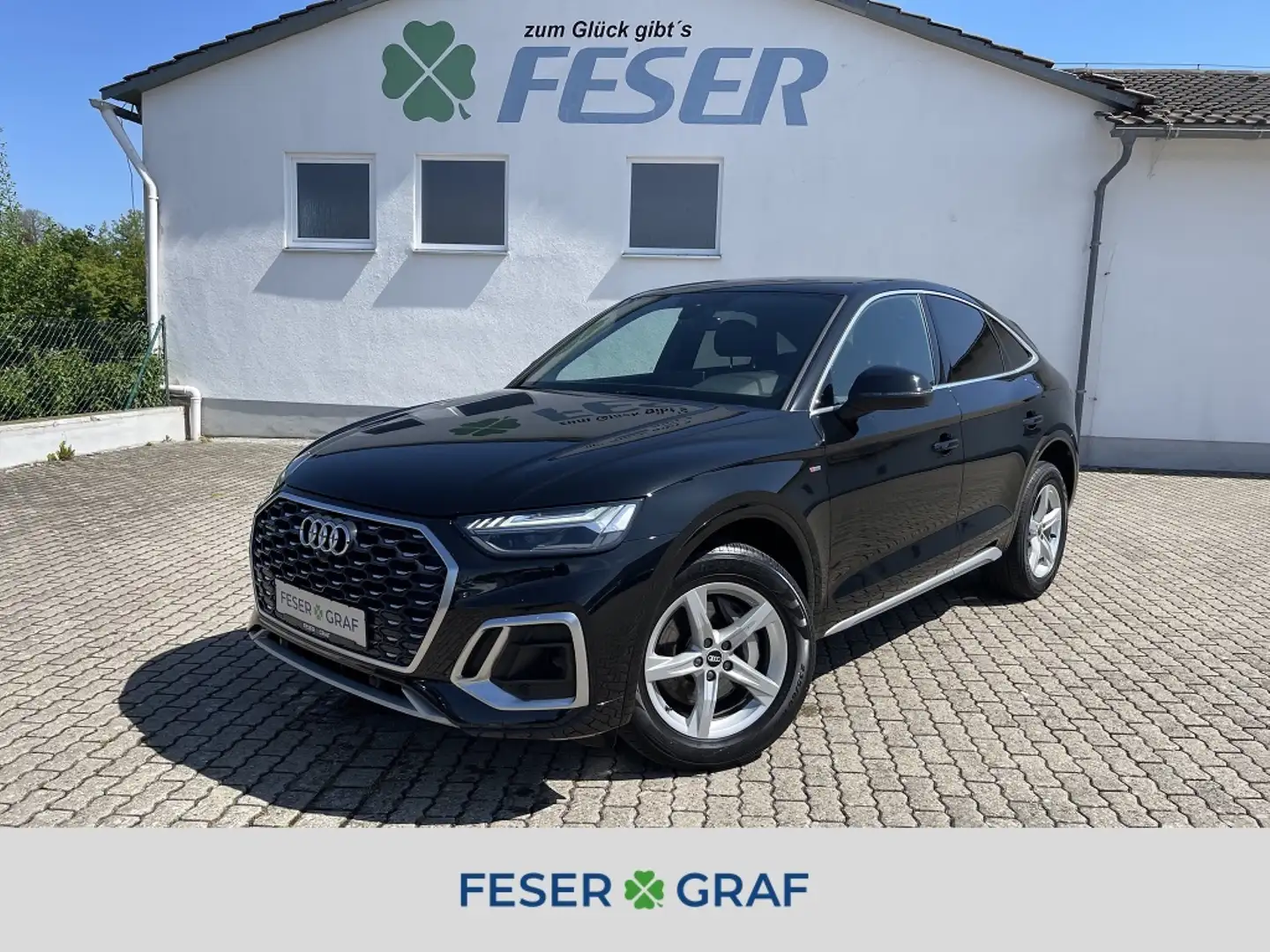 Audi Q5 Sportback S line 50 TDI quattro ACC AHK eHECK MATR Schwarz - 1