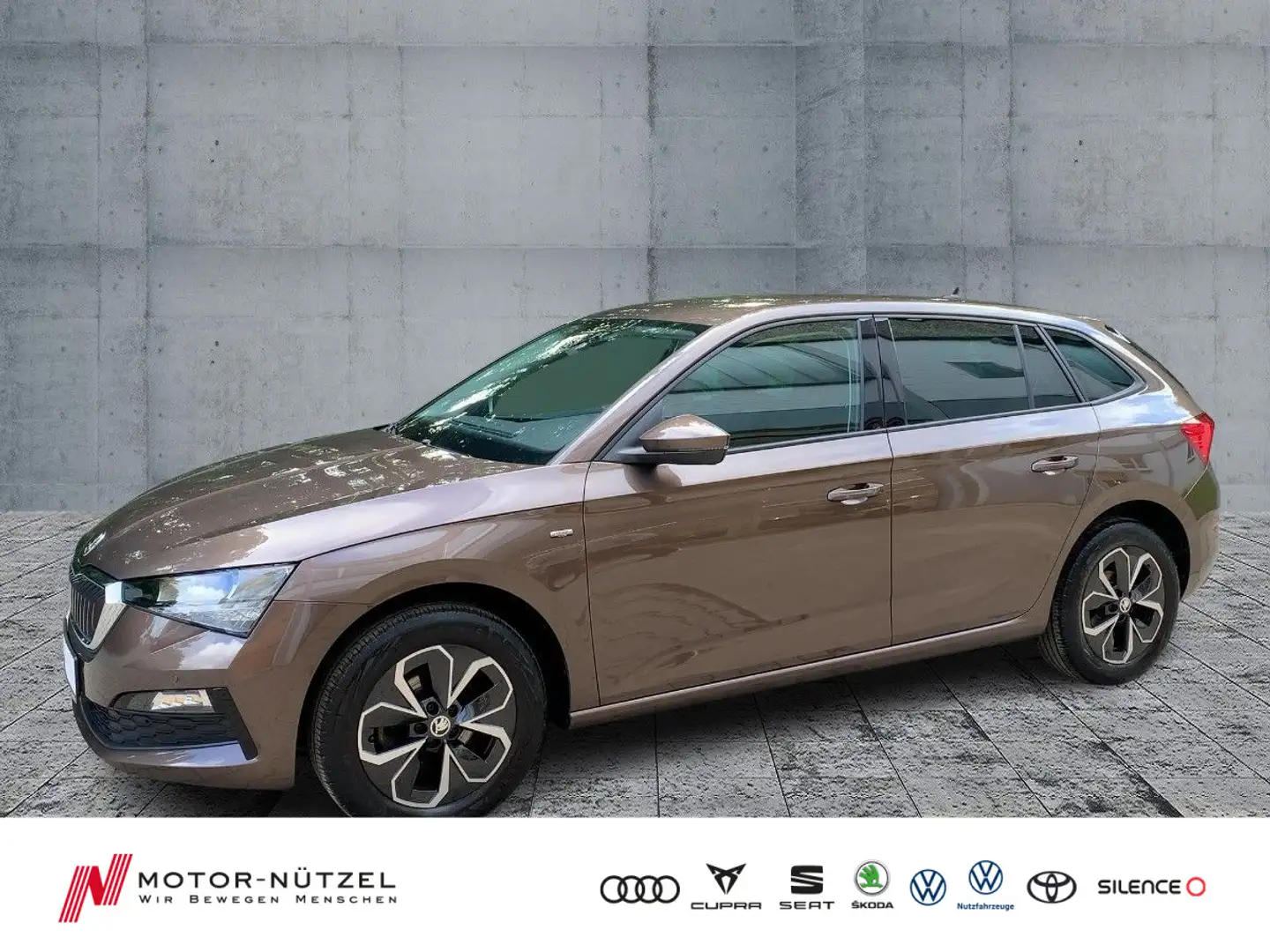 Skoda Scala 1.0 TSI DRIVE  5JG+LED+APP+GRA+SHZ+PDC+NSW Braun - 1