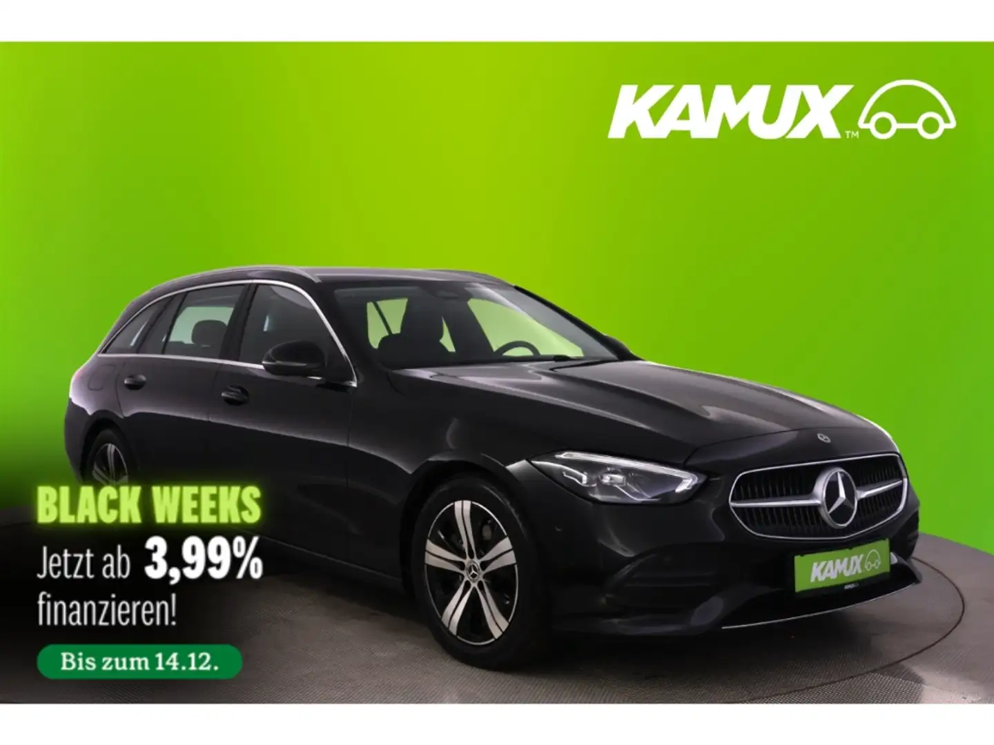 Mercedes-Benz C 200 d T 9G-tronic Avantgarde+LED+NAVI+VIRTUAL Schwarz - 1