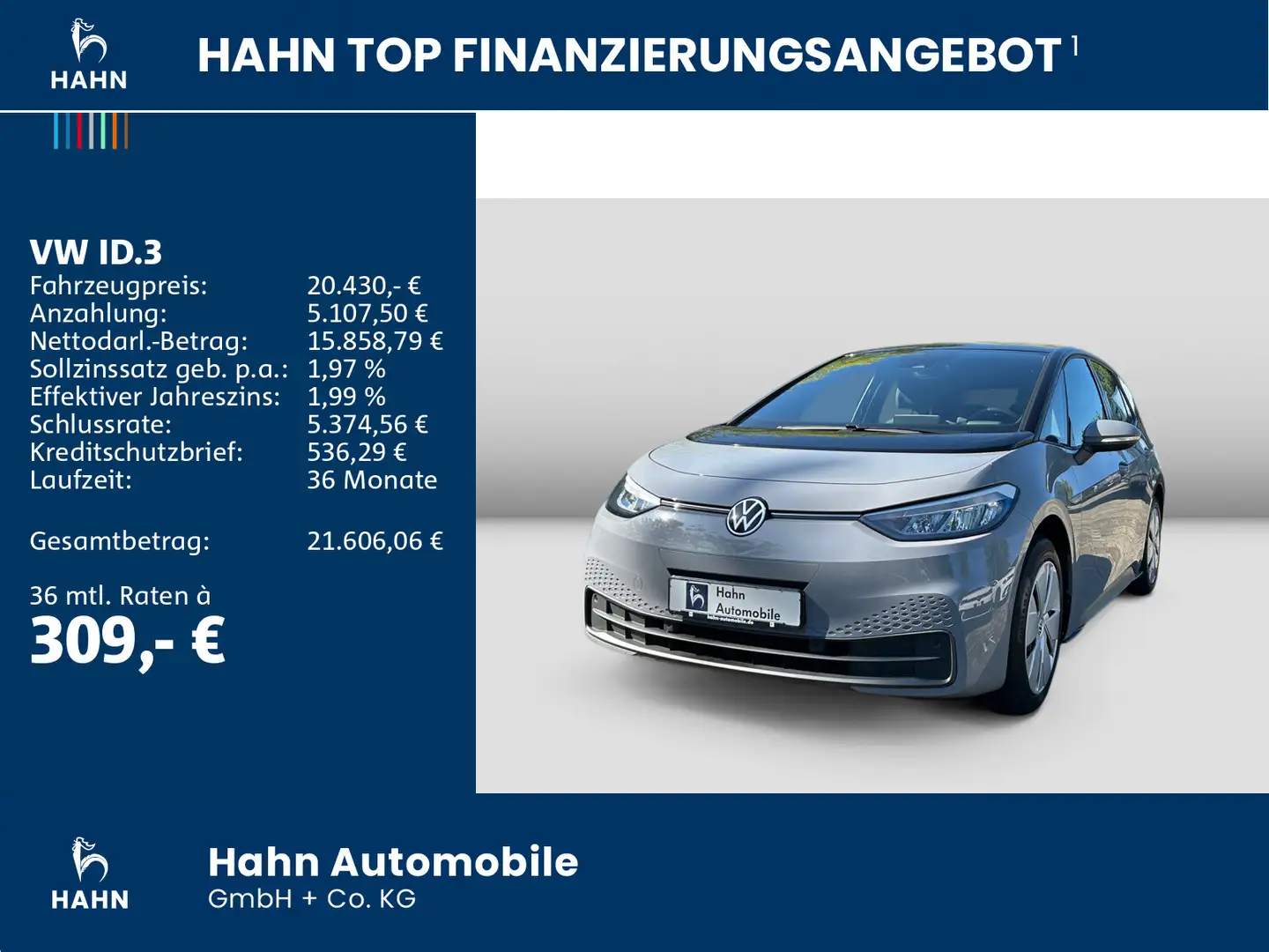 Volkswagen ID.3 Pro Performance Life PDC LED Navi Wärmepump Grau - 2