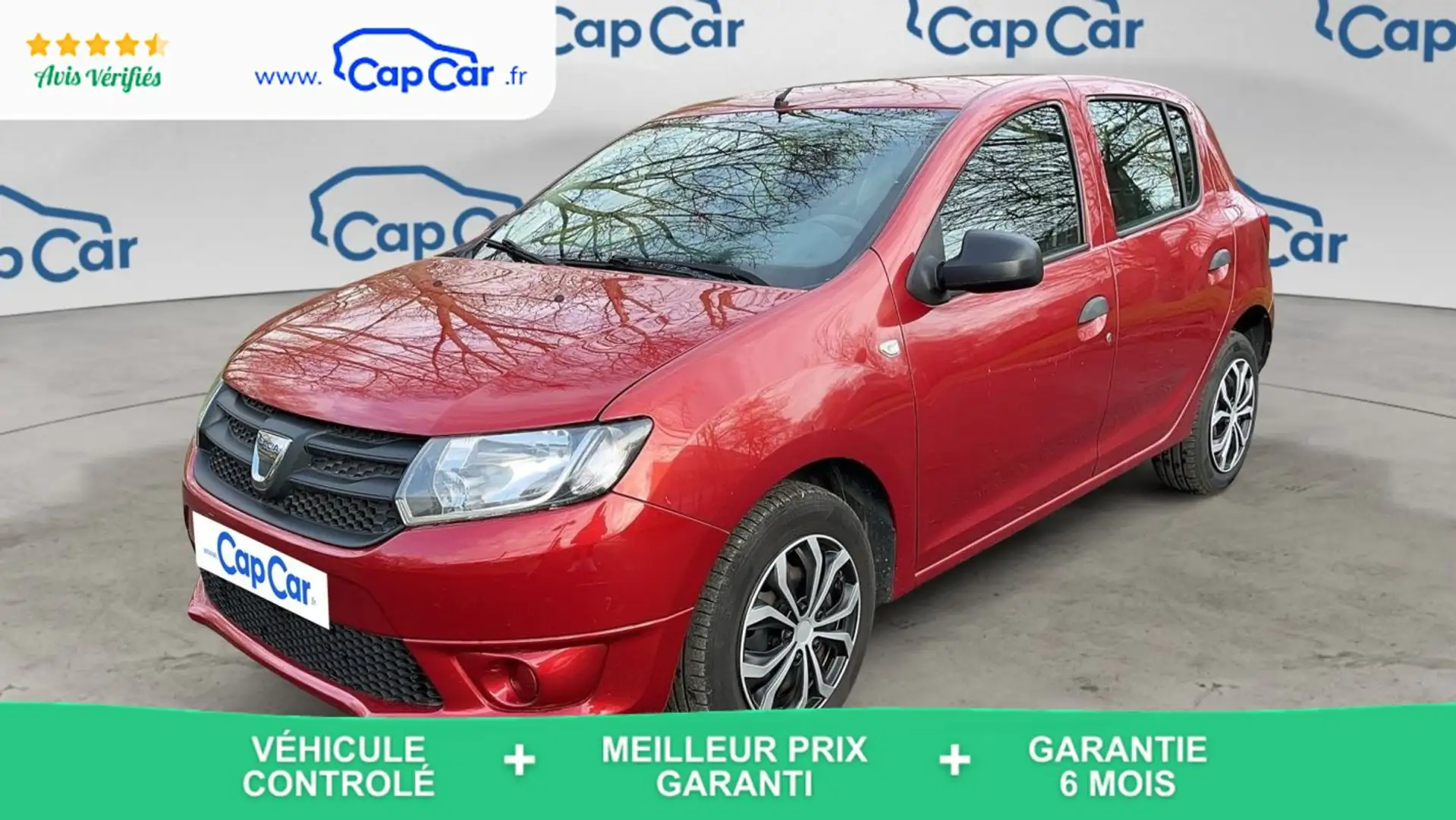 Dacia Sandero 1.0 SCE 75 Ambiance Rouge - 1