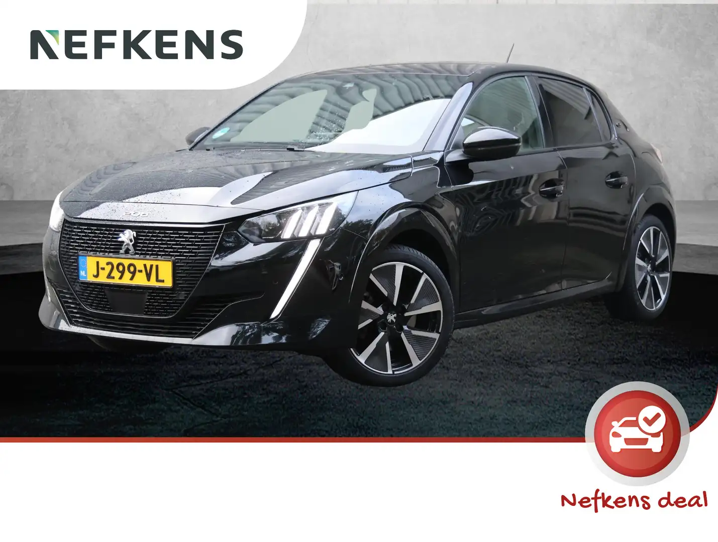 Peugeot e-208 GT 50kWh | 1ste eigenaar | 3 FASE | 92% ACCURAPPOR Schwarz - 1