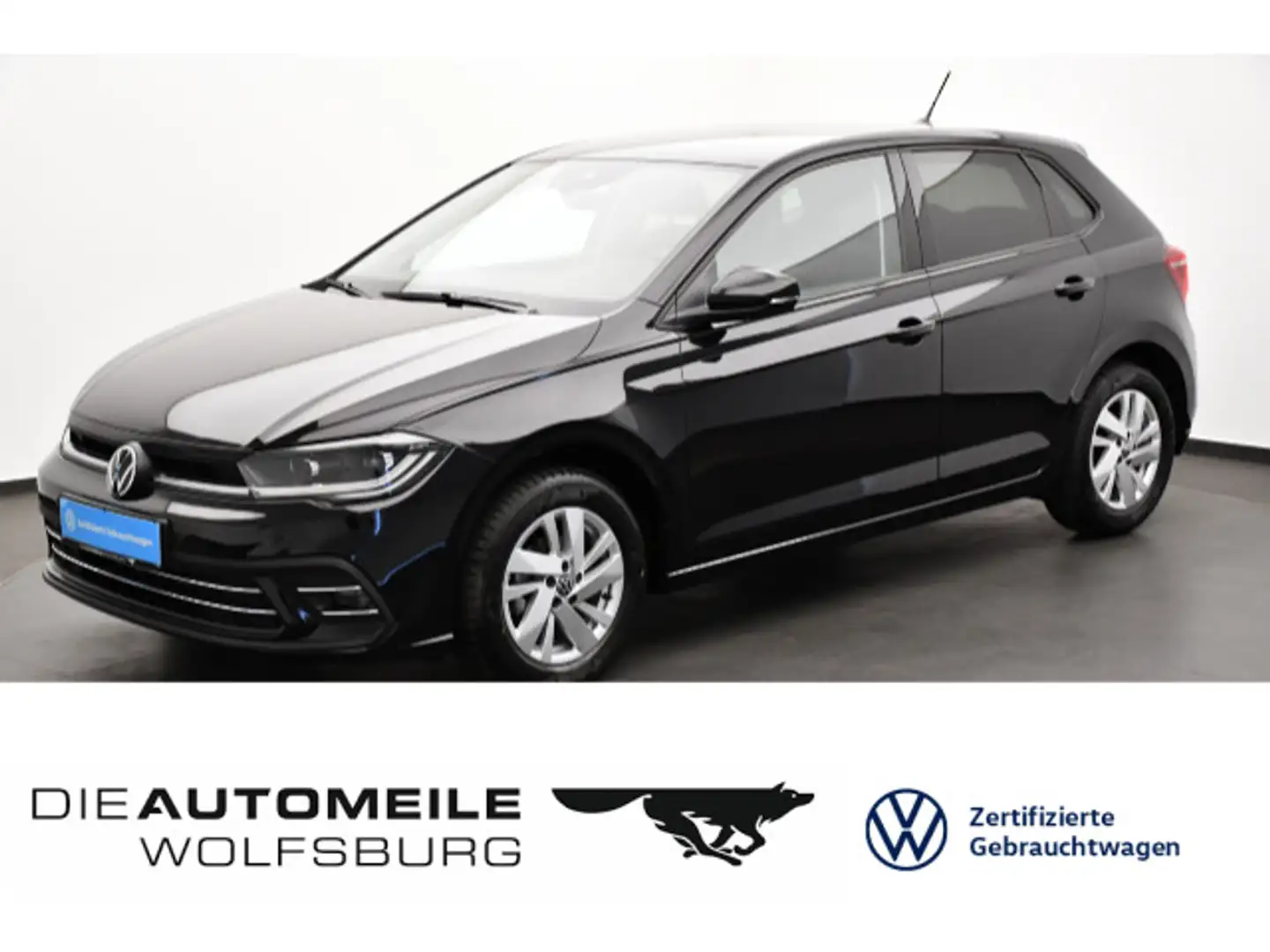 Volkswagen Polo VI 1.0 Style Kamera/ACC/Einparkhi v+h Schwarz - 1
