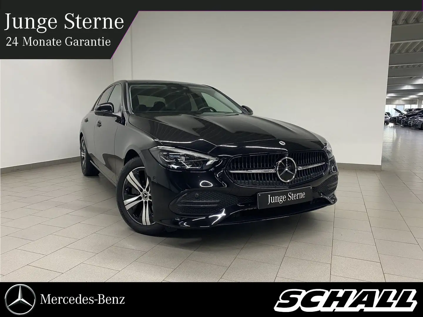 Mercedes-Benz C 220 d 4M AVA+NIGHT+DISTR+LED+PREMIUM NAV+360° Schwarz - 1