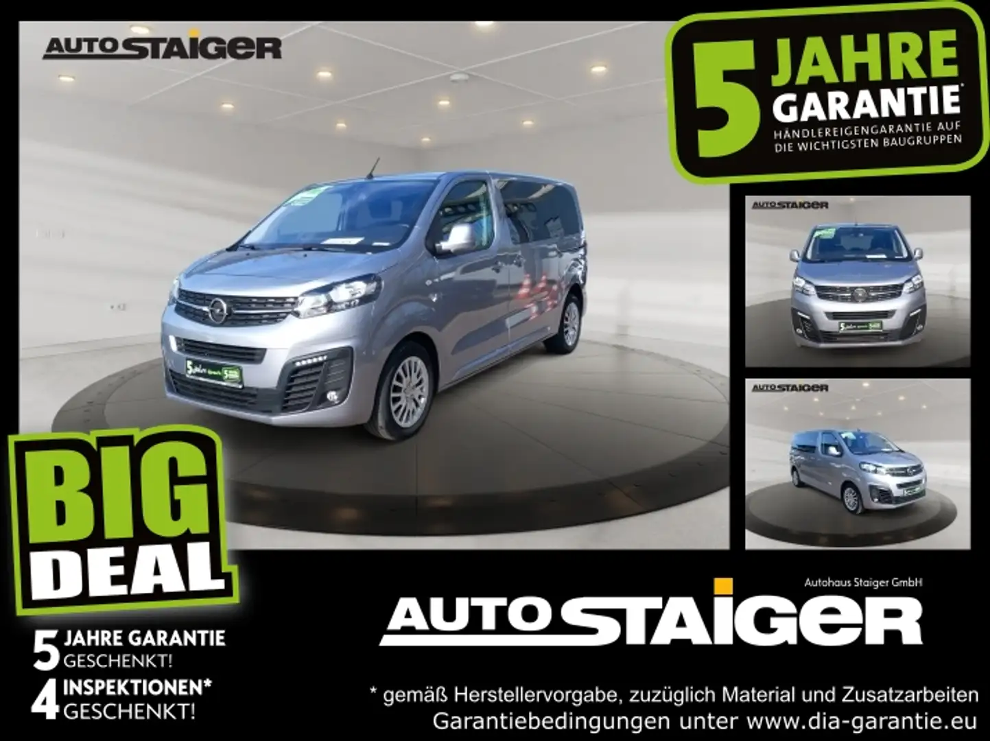 Opel Zafira Life 1.5 D M AHK*Doppelschiebetür Сірий - 1