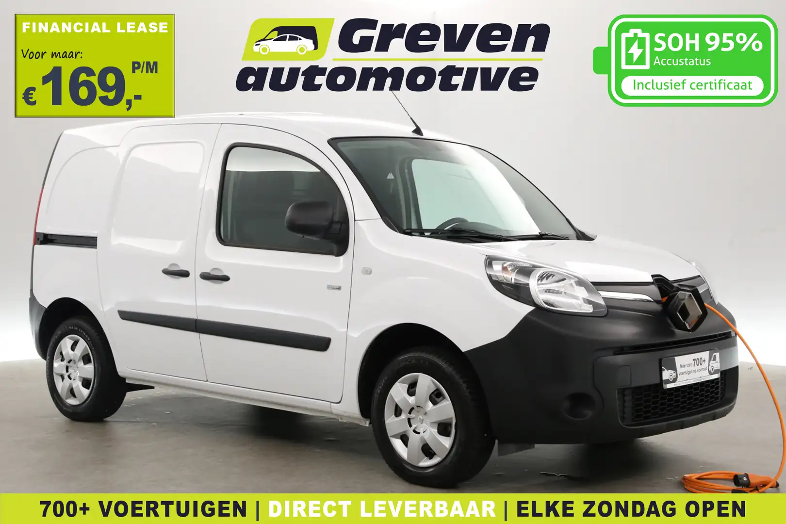 Renault Kangoo Z.E. Huur Accu | SOH 95% | Airco | Cruise | Camera | Ca Weiß - 1