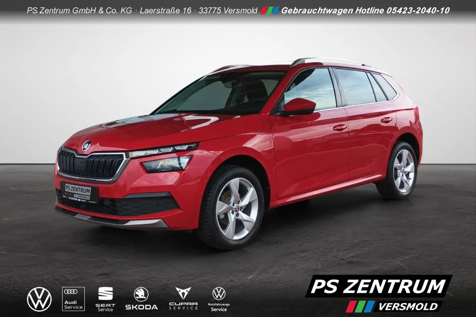 Skoda Kamiq 1.0 TSI Ambition AHK LED eHECK Bluetooth Rot - 1
