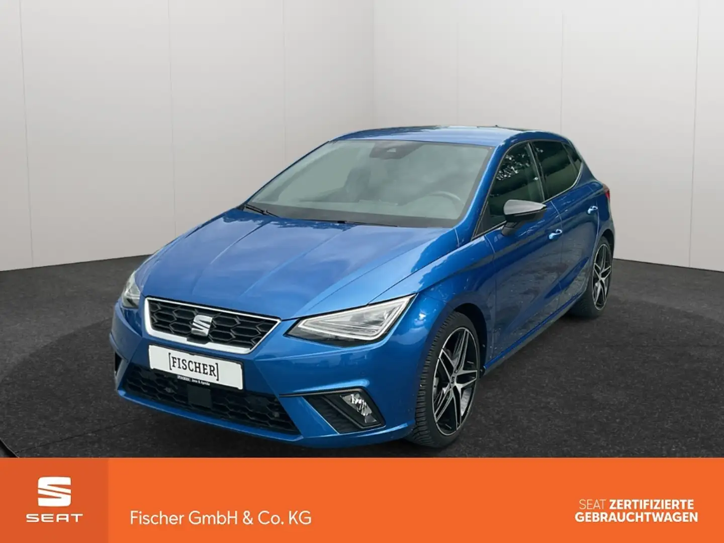 SEAT Ibiza 1.0TSI DSG Fast Line FR Pro LED Navi SHZ ACC Bleu - 1