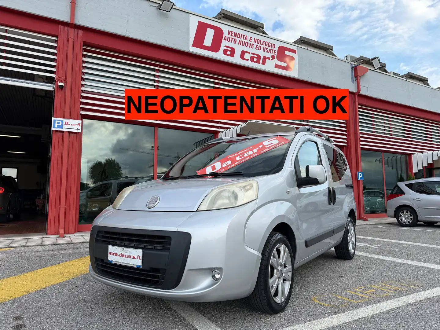 Fiat Qubo 1.4 8v Dynamic 73cv, NEOPATENTATI OK! Silber - 1