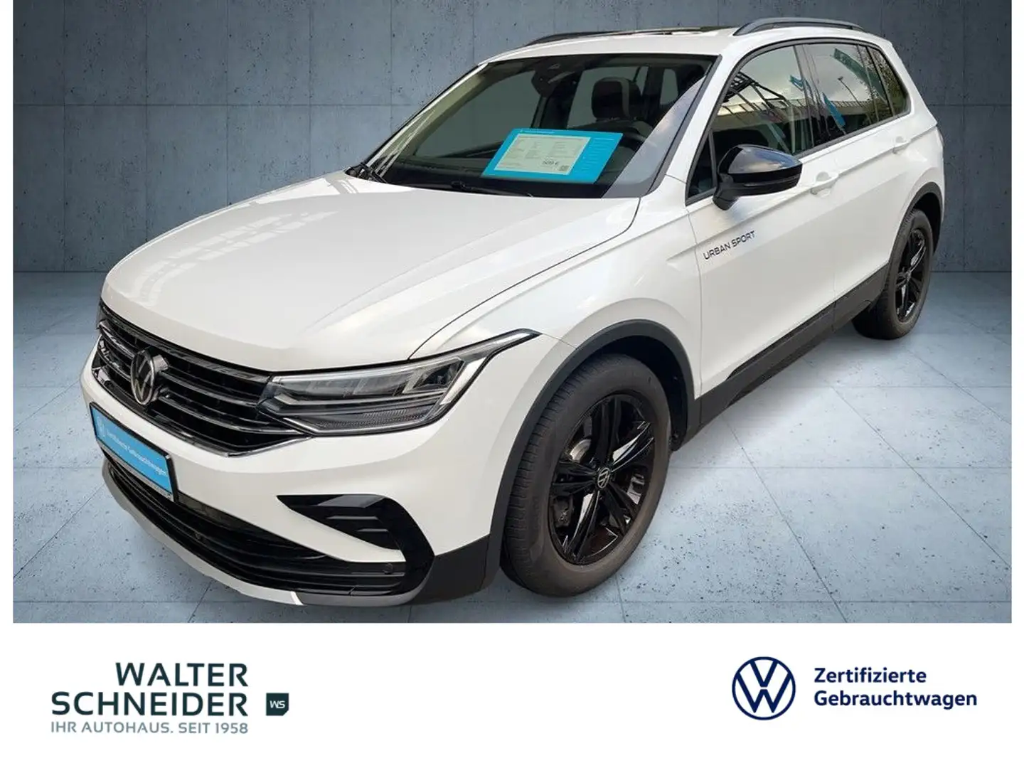 Volkswagen Tiguan 2.0 TDI DSG 4Motion Urban Sport Navi AHK Weiß - 1