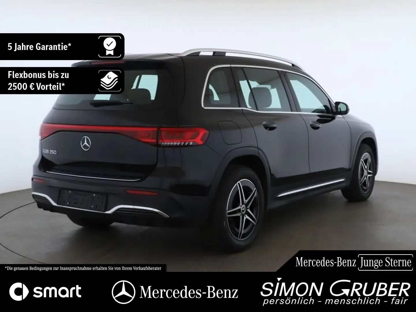 Mercedes-Benz EQB 250 AMG Line Adv. MBUX Aug Real Navi Kamera Schwarz - 2