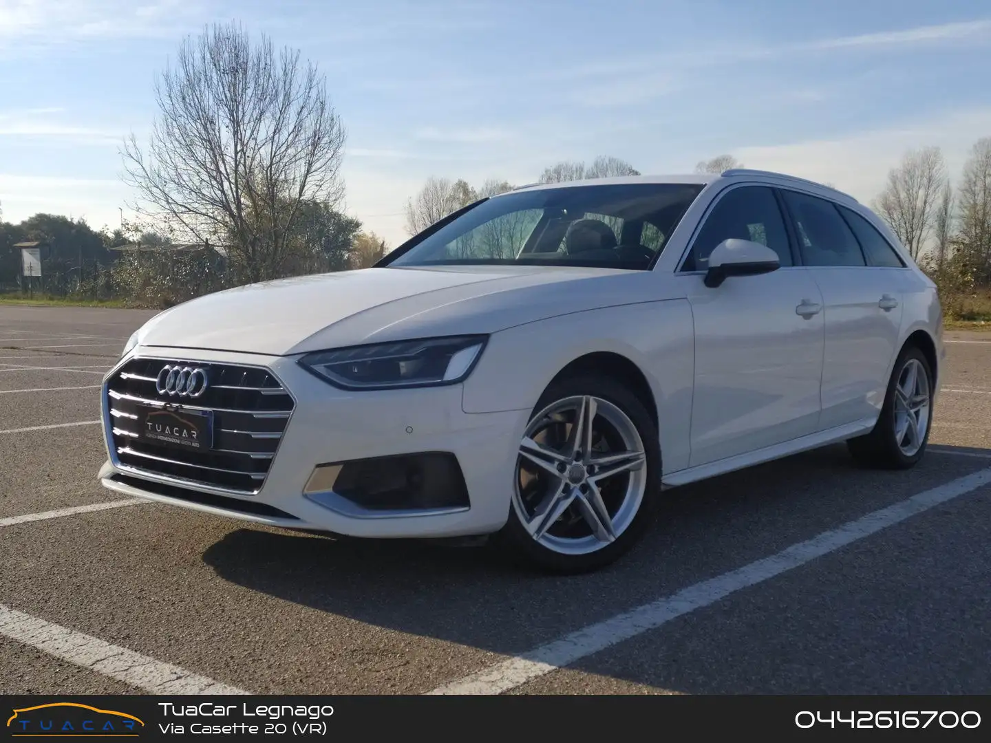 Audi A4 Business Advanced 2.0 35 TDI MHEV Weiß - 1