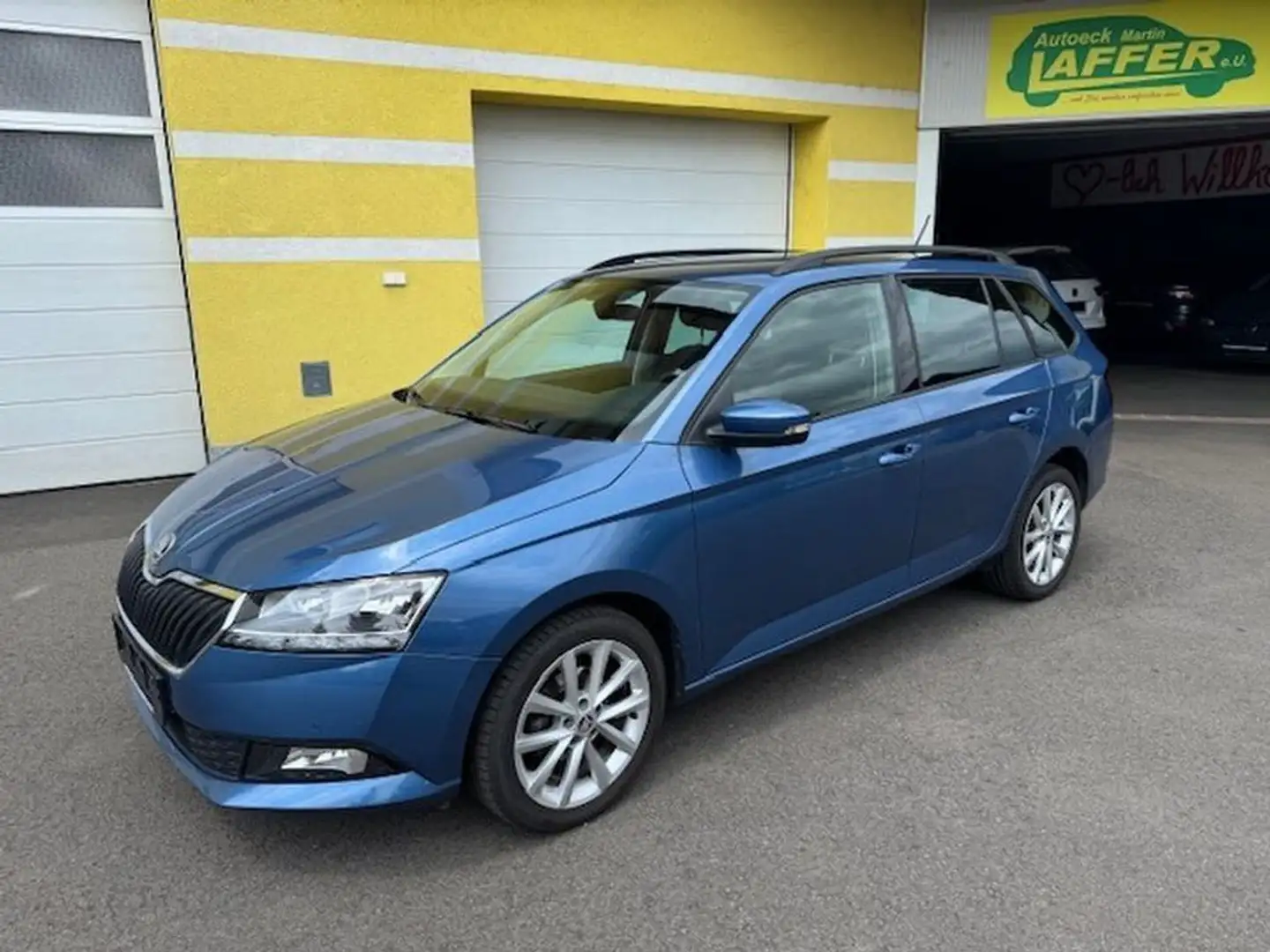Skoda Fabia Kombi Style TSI -1Besitz nur 38800km TOP! Blauw - 1