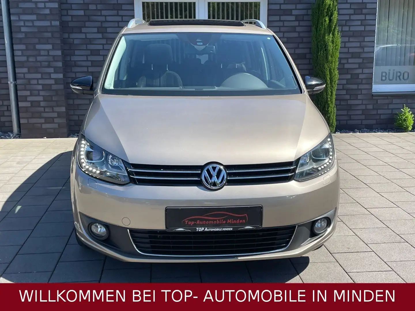 Volkswagen Touran 2.0TDI Automatik Match BMT/2.Hand/TÜV Neu Beige - 2