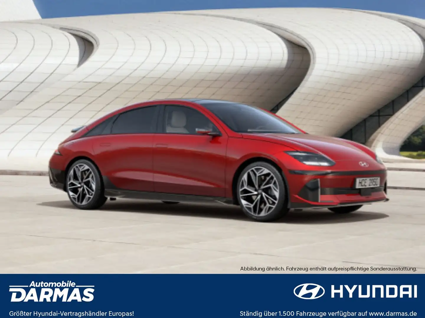 Hyundai IONIQ 6 6 Techniq 4WD Klimaaut. Navi Voll-LED Rouge - 1