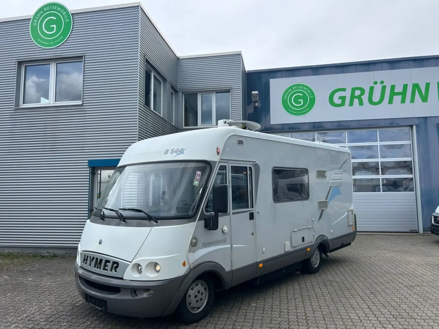 Hymer/Eriba B 544 /2xKlima/Grüne Plakette/128PS/Solar/TV+SAT Weiß - 1