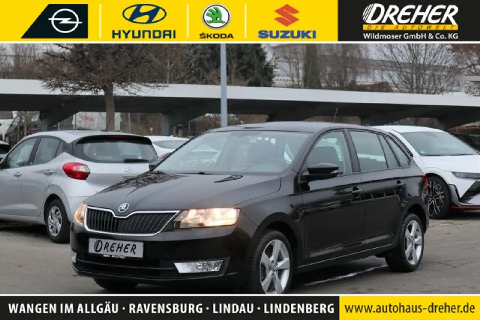 Skoda Rapid/Spaceback Rapid SPACEBACK / AMBITION Plus /Sitzheiz/EXTRAS Negro - 1
