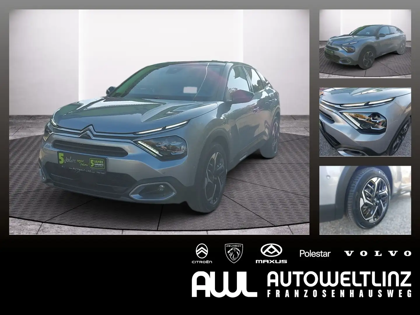 Citroen C4 BlueHDi 130 S&S EAT8 MAX Gris - 1