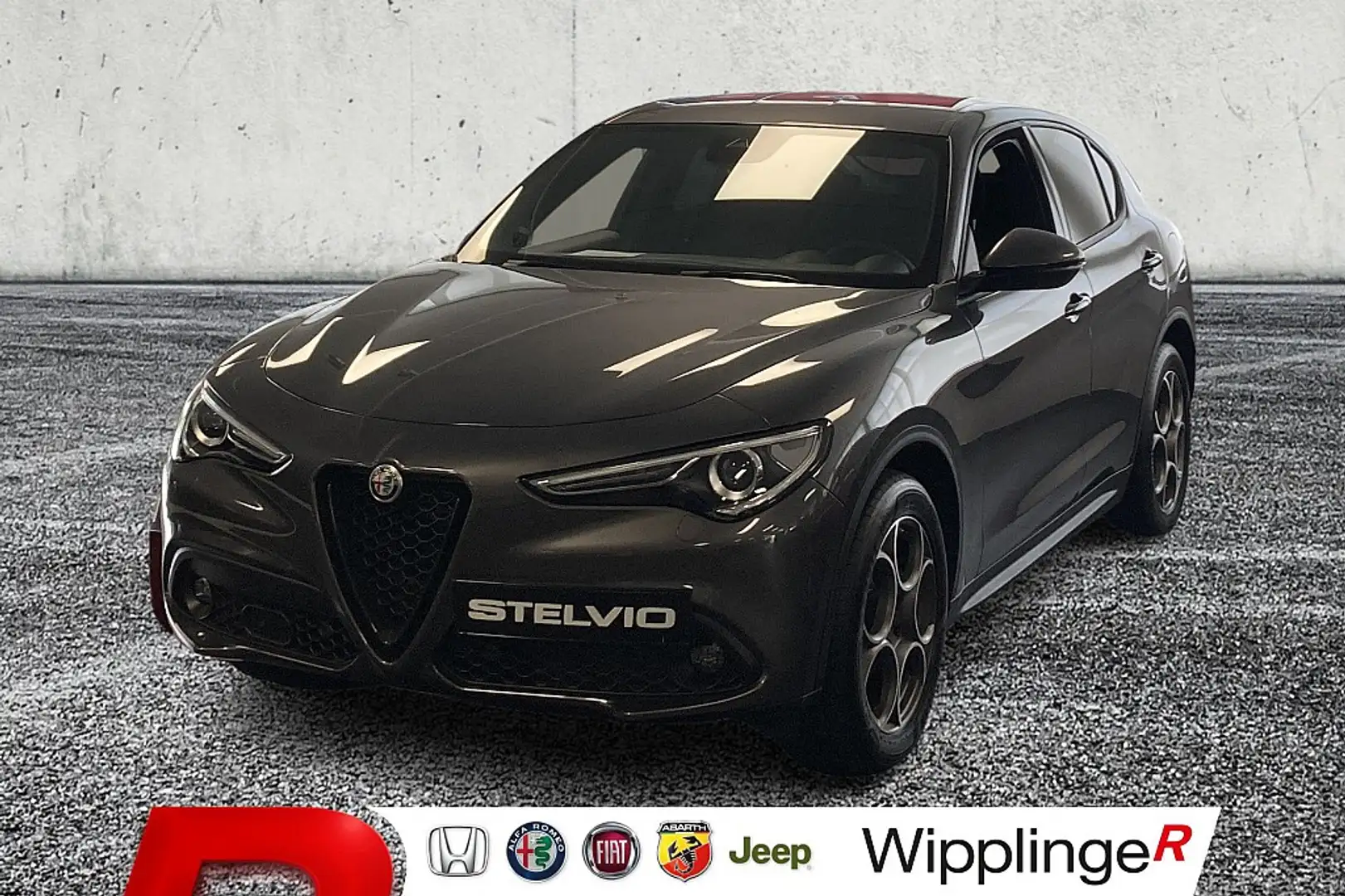 Alfa Romeo Stelvio Super + Sprint Paket 2,2 16V 190 AT8 Q4 Grau - 1