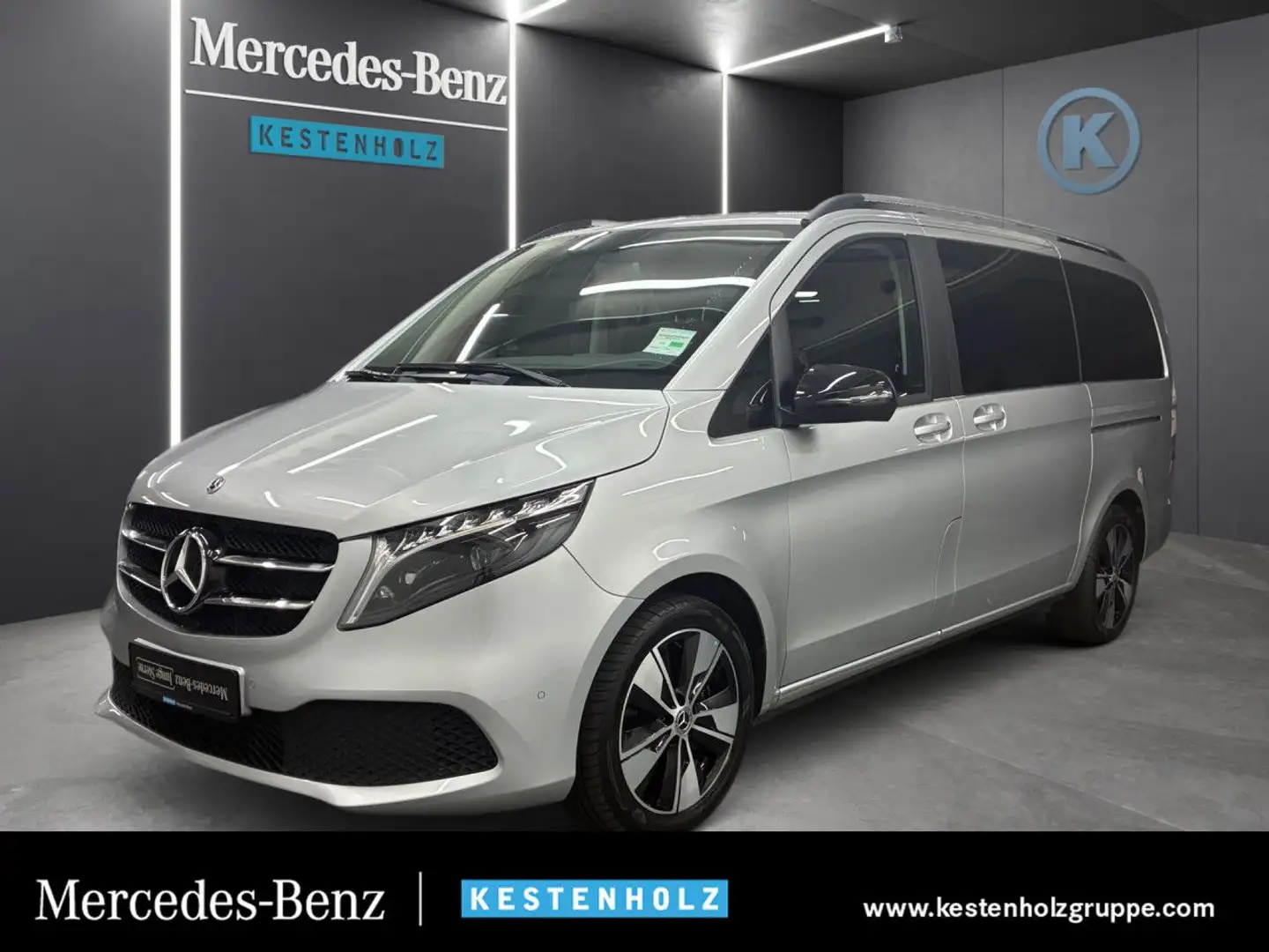 Mercedes-Benz V 220 d EDITION Lang Navi Kamera Tempomat AHK Argent - 1