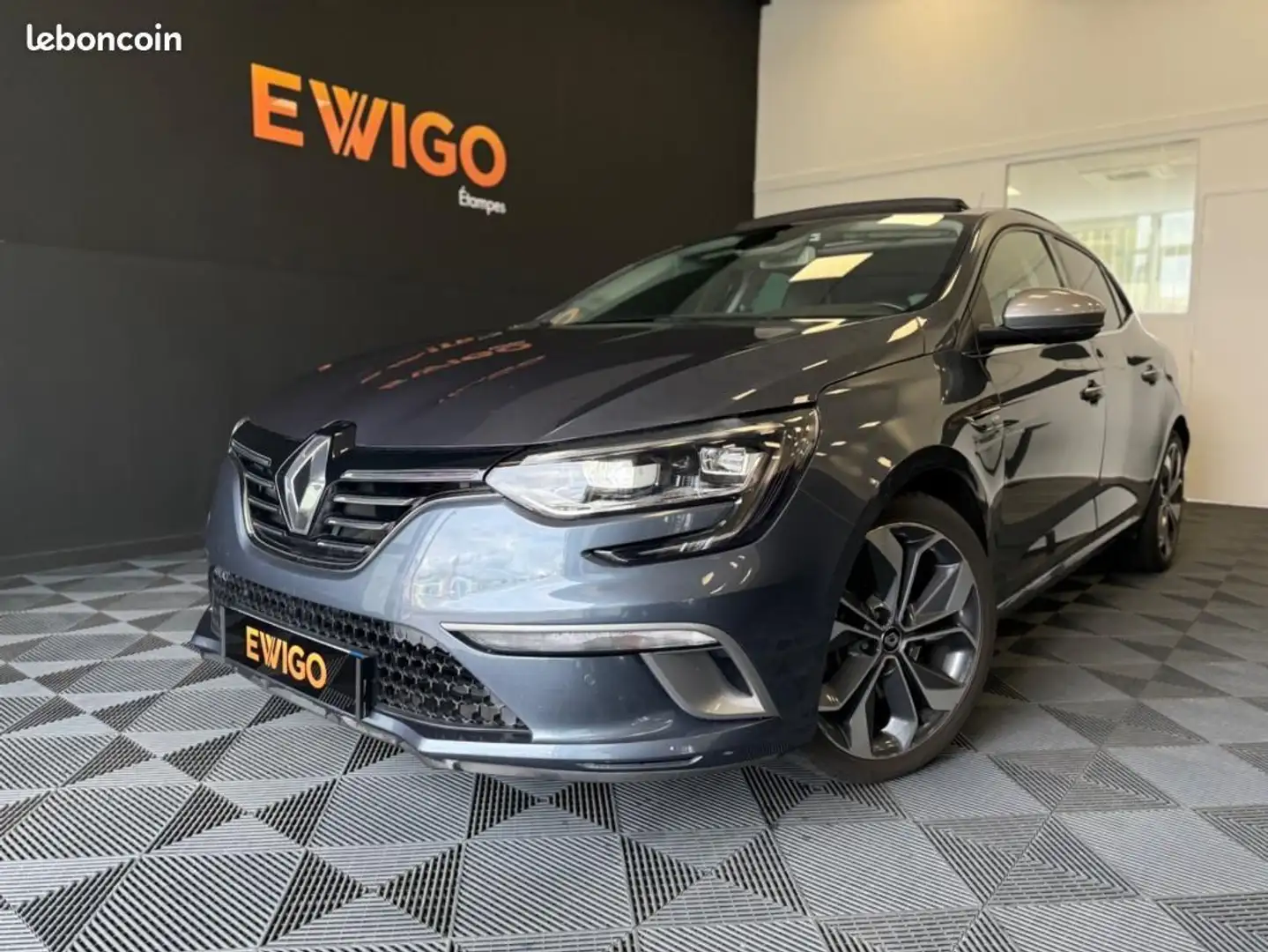 Renault Megane Mégane 1.6l TCE 165ch GT-LINE EDC-7 Toit Ouvrant C Gris - 1