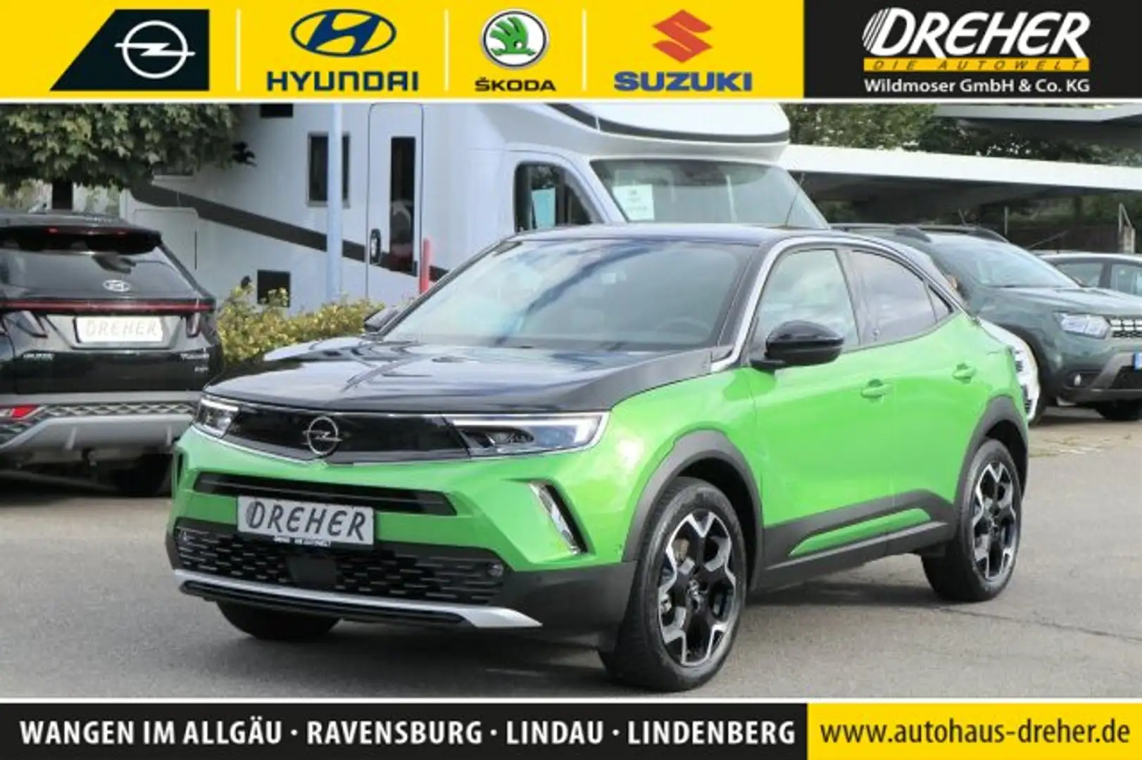 Opel Mokka-E Mokka e Ultimate Navi/Klima/LED/Sitzhzg./LM NSW Vert - 1