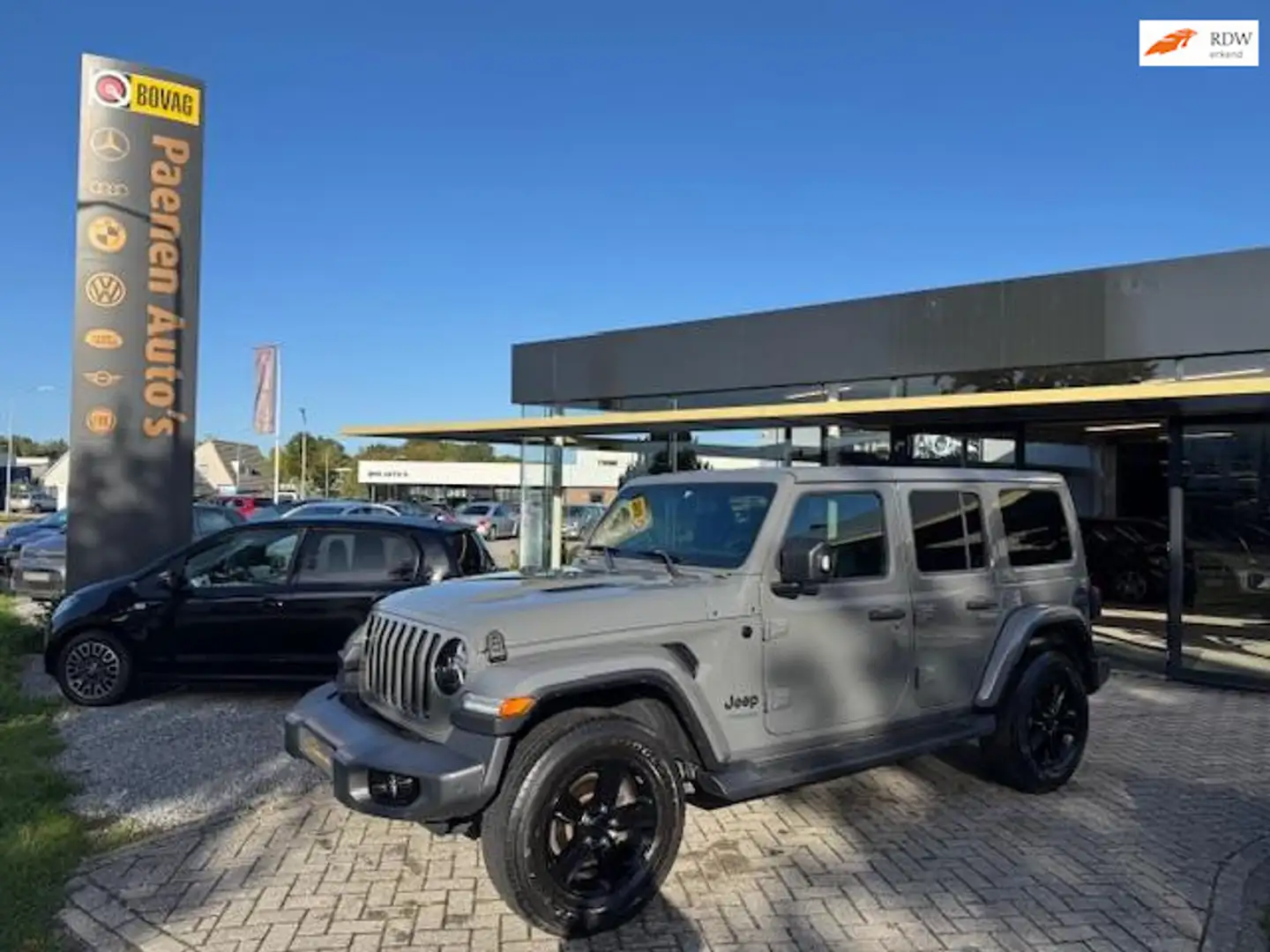 Jeep Wrangler Unlimited 2.2 CRD First Edition|4x4|Cam|Keyless|CC Grijs - 1